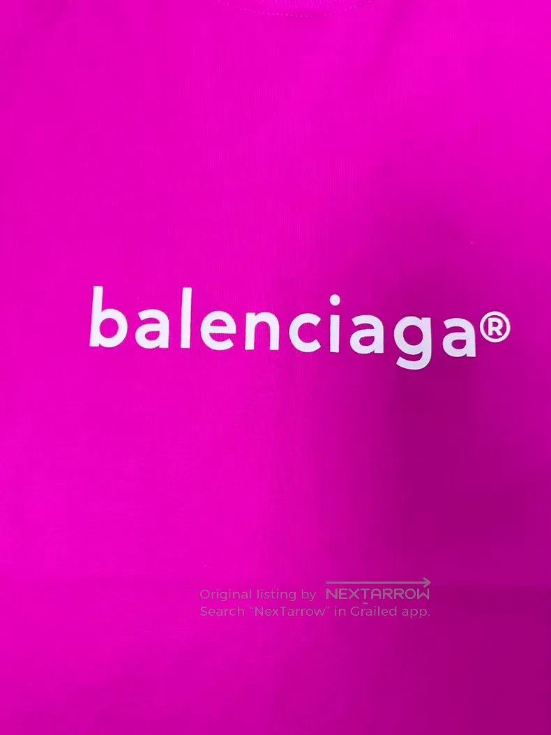 Balenciaga Balenciaga Alphabet Printed Logo Pattern Round Neck Short Size XS / US 0-2 / IT 36-38 - 3 Thumbnail