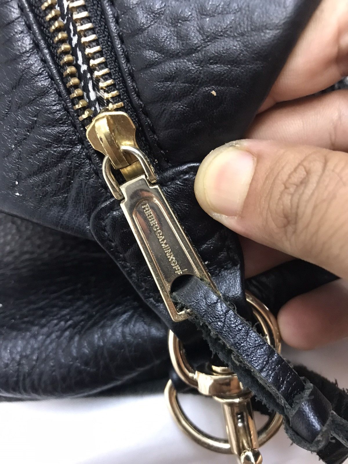 Hysteric Glamour × Japanese Brand Rebecca minkoff Leather Black Bagpack Size ONE SIZE - 8 Thumbnail