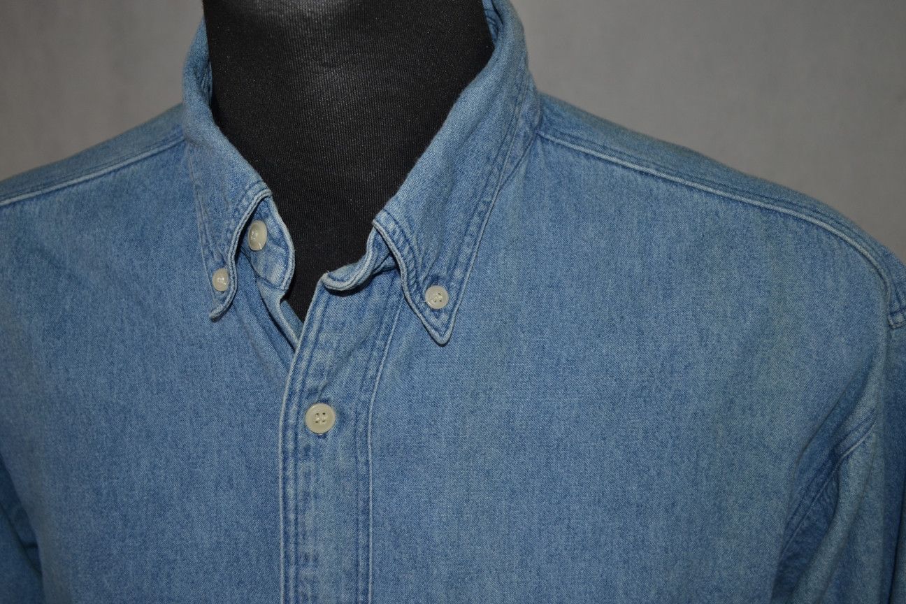 Chaps Ralph Lauren × Polo Ralph Lauren × Vintage Vintage Chaps Ralph Lauren denim cotton shirt M Size US M / EU 48-50 / 2 - 3 Thumbnail
