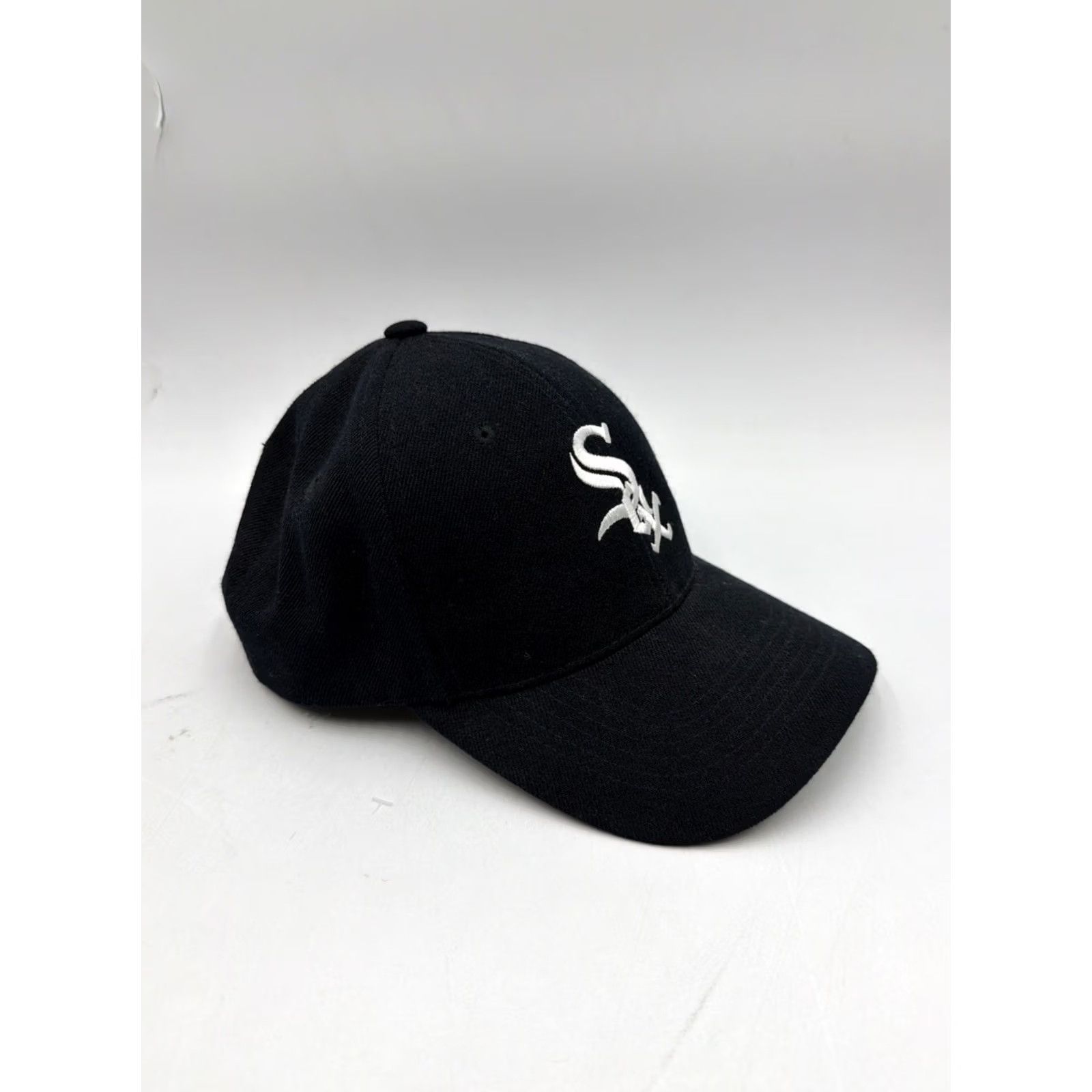Twins VINTAGE Head Master Wool Blend Strapback Hat Chicago White Sox Twins Enterprises Baseball Cap Men One Size Black Size ONE SIZE - 3 Thumbnail