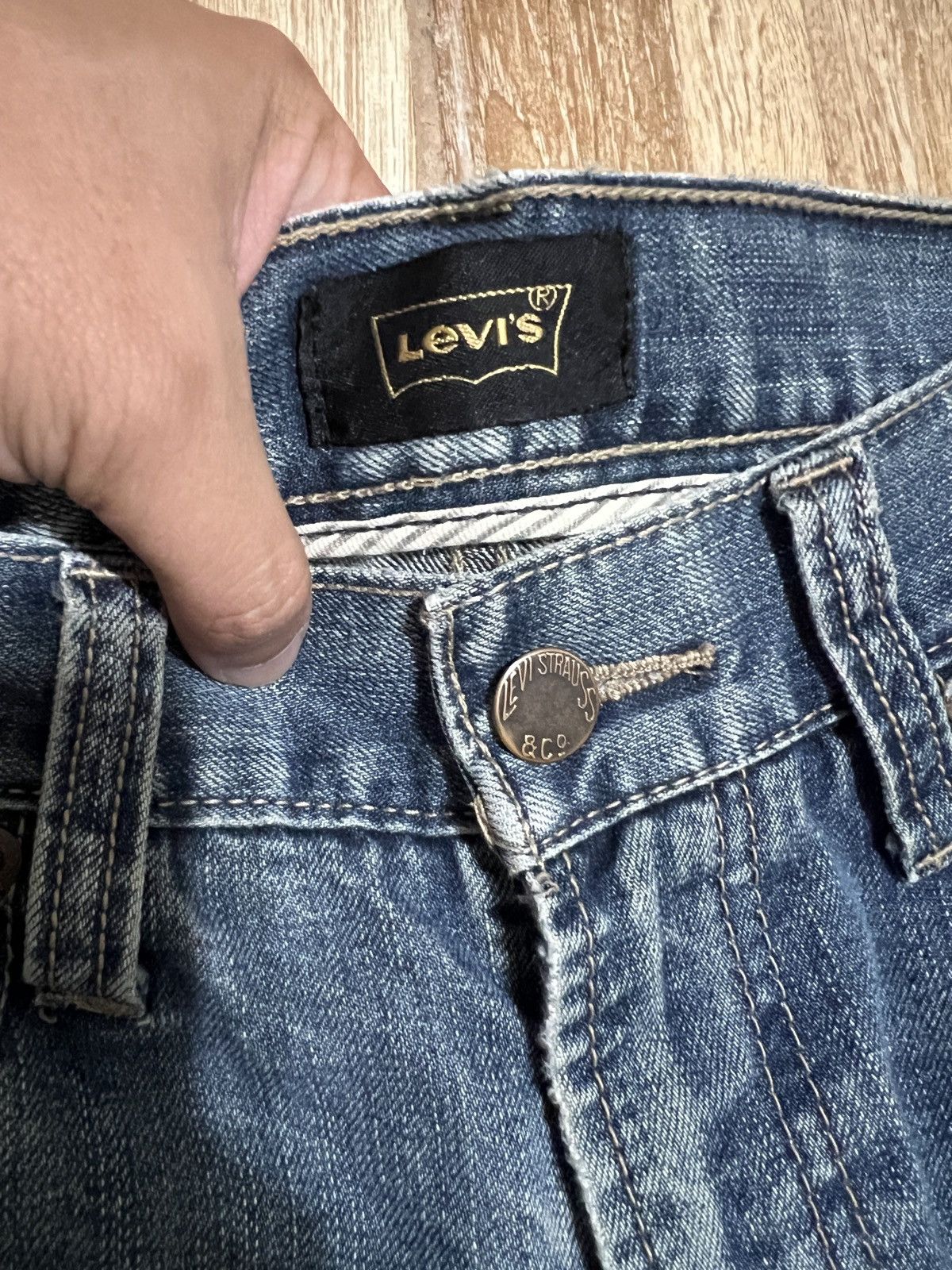 Levi's Levi’s 514 Slim Straight Plaid Lining Black Patch Size US 30 / EU 46 - 10 Thumbnail