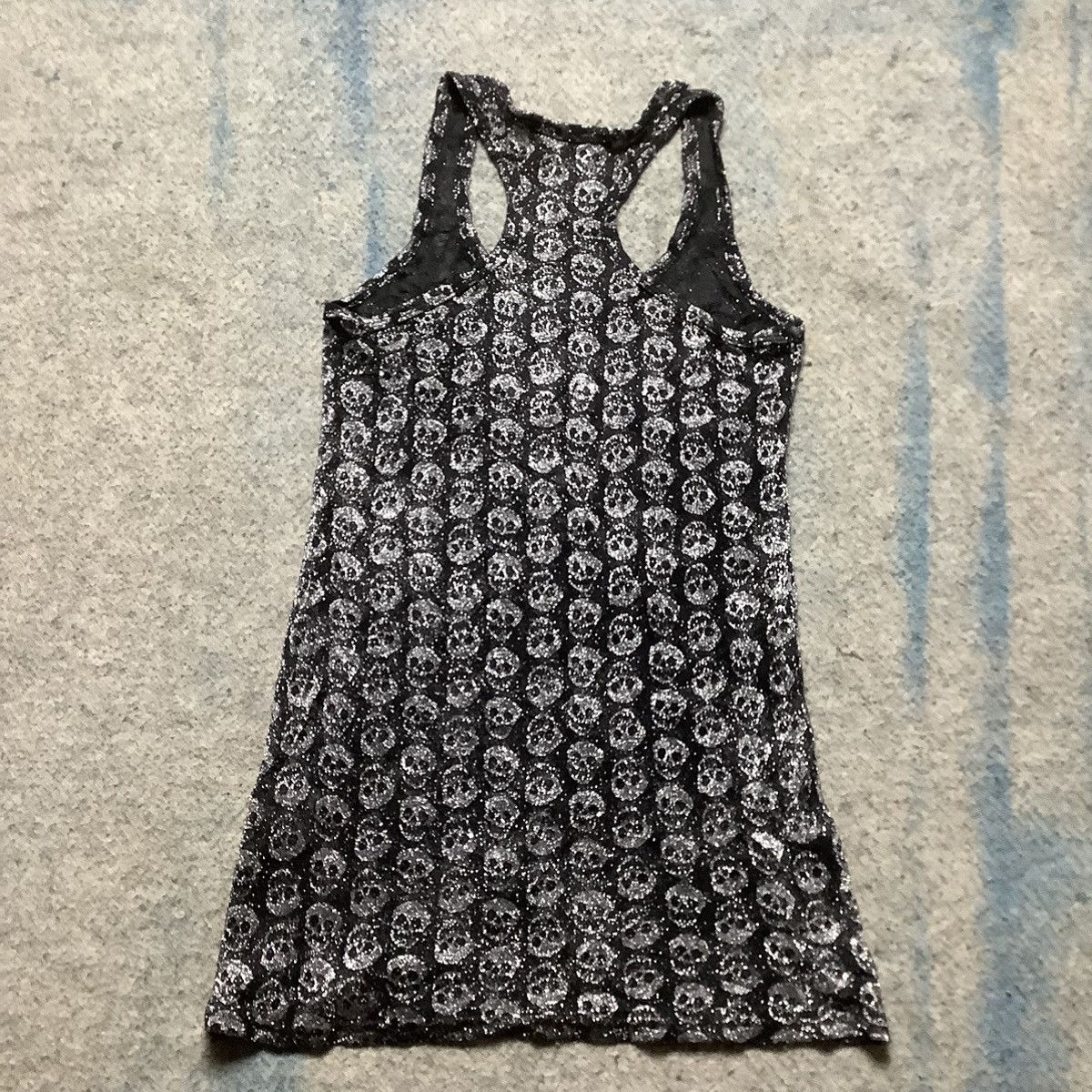If Six Was Nine × Japanese Brand × Le Grande Bleu (L.G.B.) Japanese Brand Ghost of Harlem Skulls Tank Top Size ONE SIZE - 7 Thumbnail
