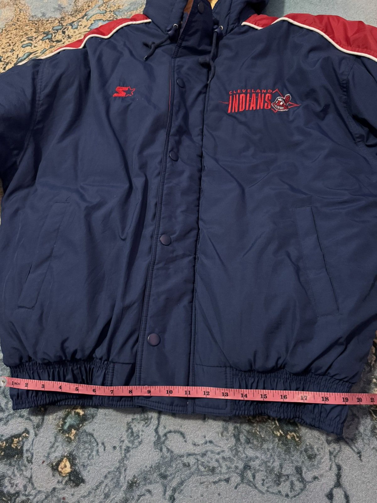 MLB × Starter Starter Jacket Cleveland Indians Size US L / EU 52-54 / 3 - 14 Thumbnail