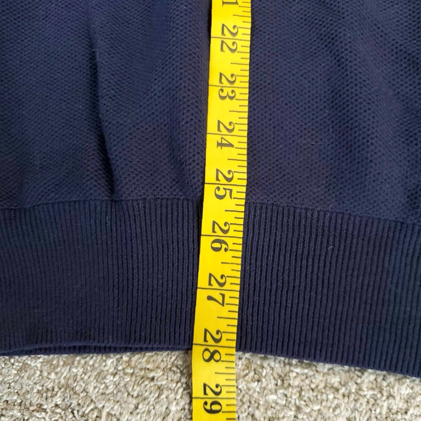 Ralph Lauren Polo Ralph Lauren Pima Sweater Mens 2XL Navy Blue Orange Pony 1/4 Zip XXL Knit Pullover Mock Neck Carded? Size US XXL / EU 58 / 5 - 7 Thumbnail