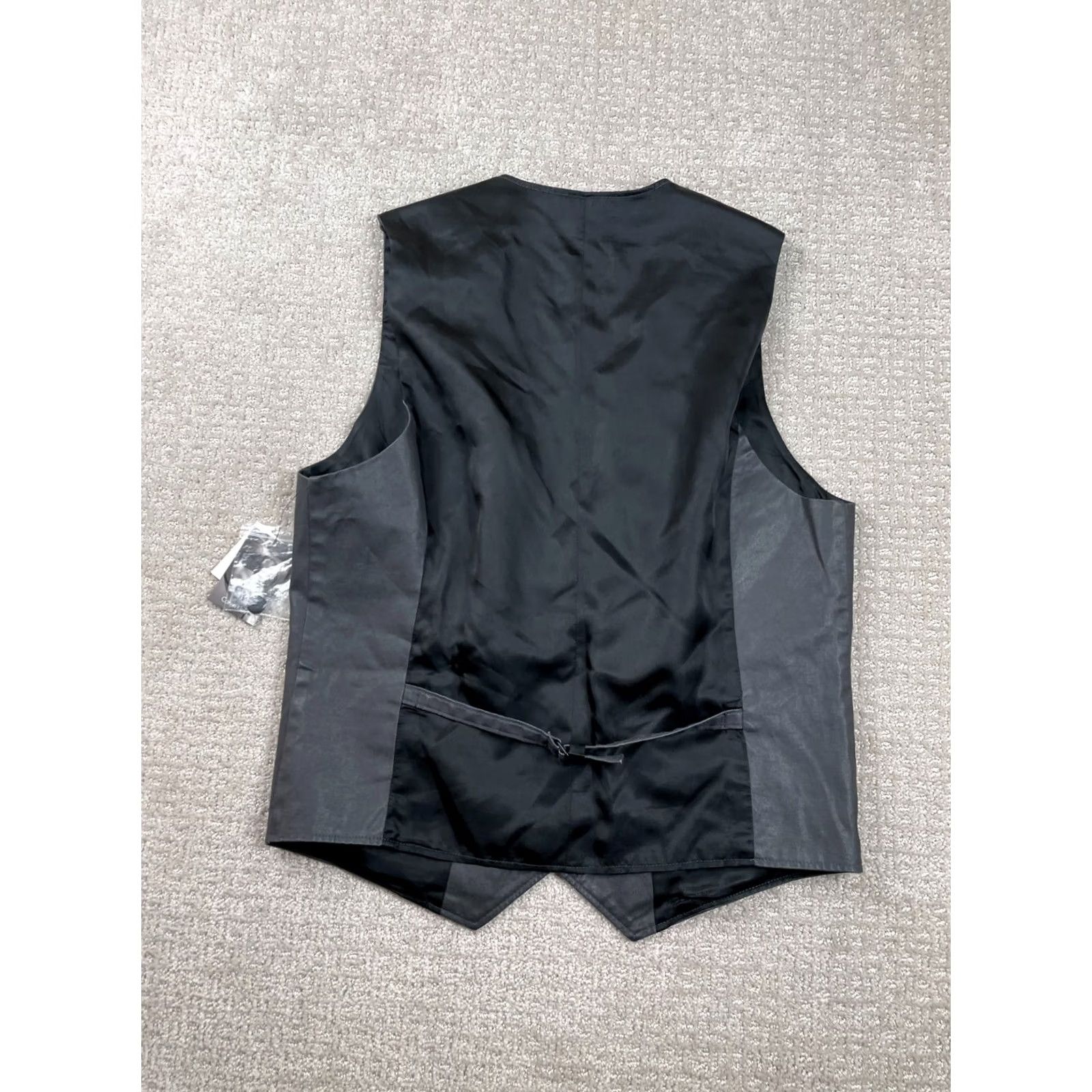 Calvin Klein Calvin Klein Body Vest Mens Medium Black Tuxedo Formal Business Tailored Fit Size US M / EU 48-50 / 2 - 7 Thumbnail