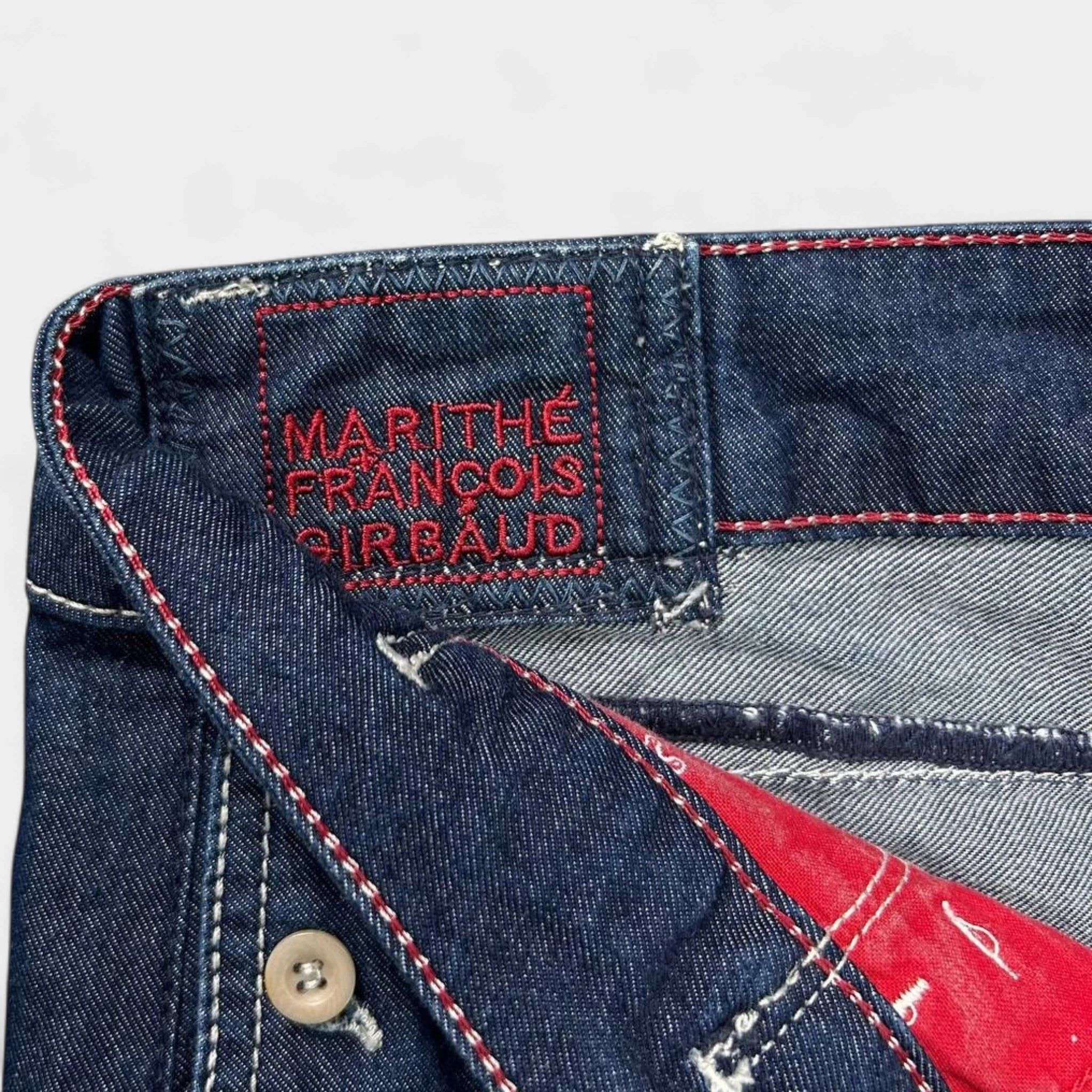Other Marithé + François Girbaud Classic Wide Leg Dark Denim Three Size 27" / US 4 / IT 40 - 4 Thumbnail