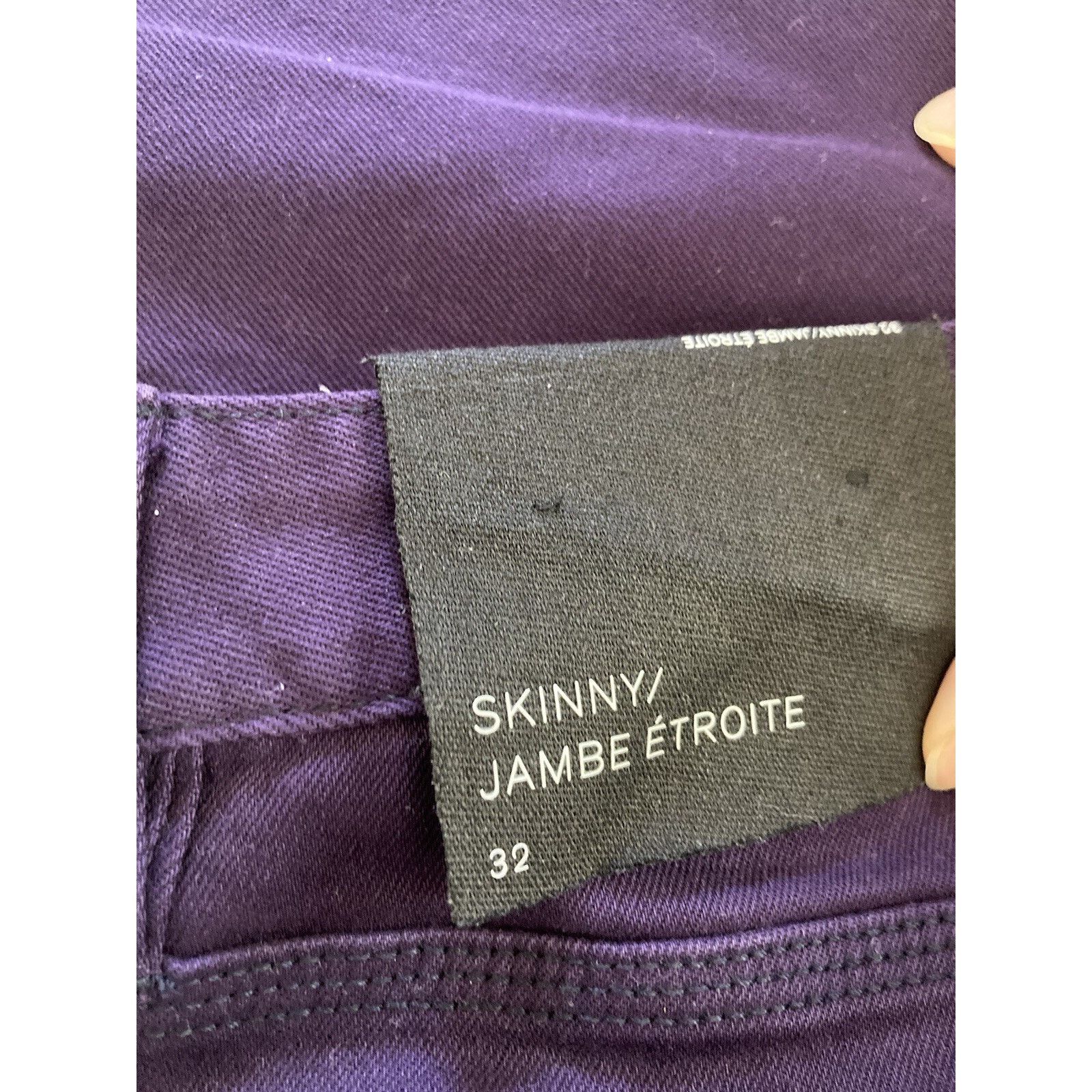 Armani Exchange A/X Armani Exchange Jeans Men 32x32 Skinny Purple NWT Size US 32 / EU 48 - 5 Thumbnail