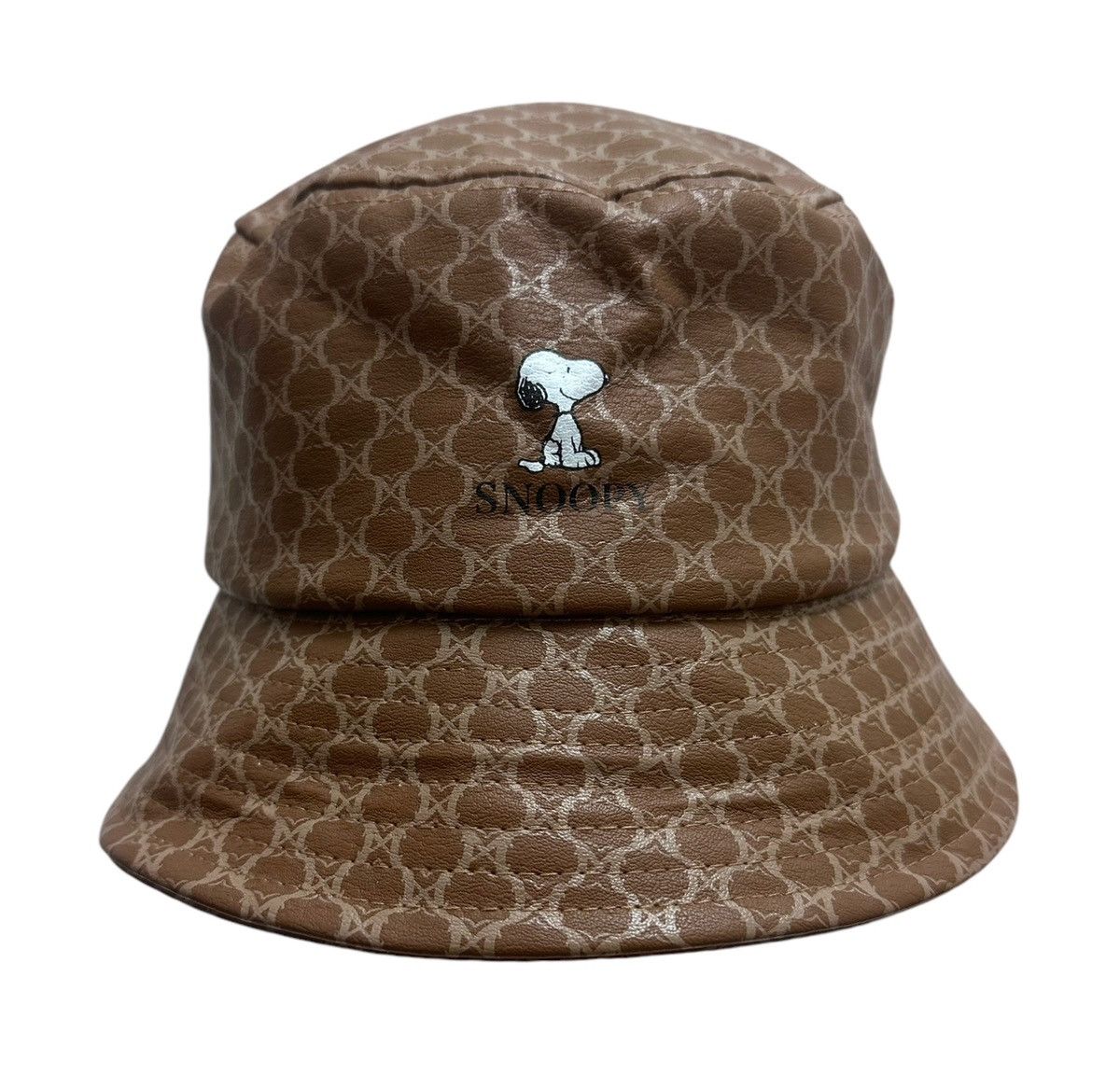 Disney × Japanese Brand Snoopy Peanuts Leather Bucket Hat Size ONE SIZE - 1 Thumbnail