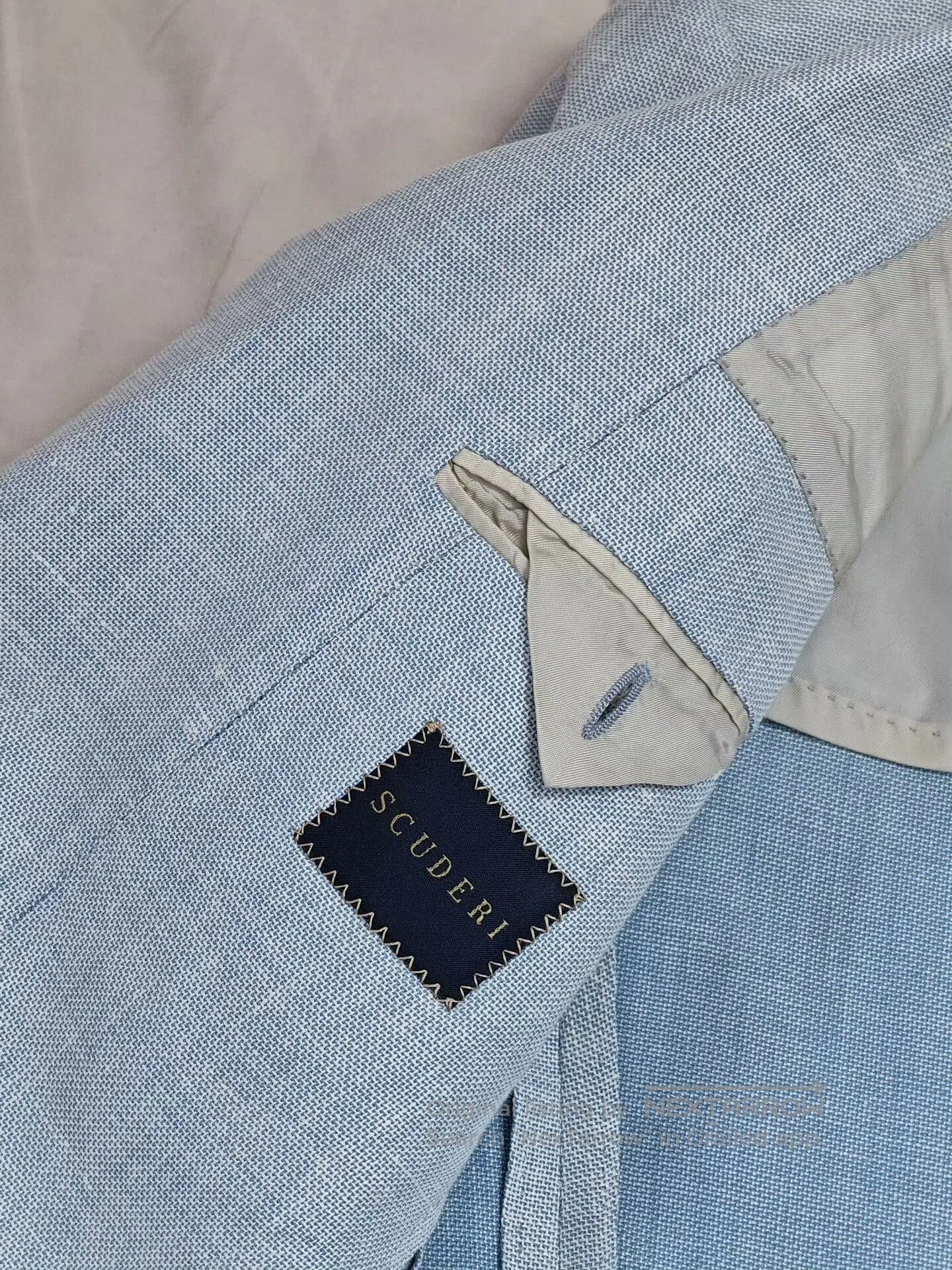 Calugi e Gianelli Italian Linen Wool Blend Sport Coat. Size US M / EU 48-50 / 2 - 7 Thumbnail