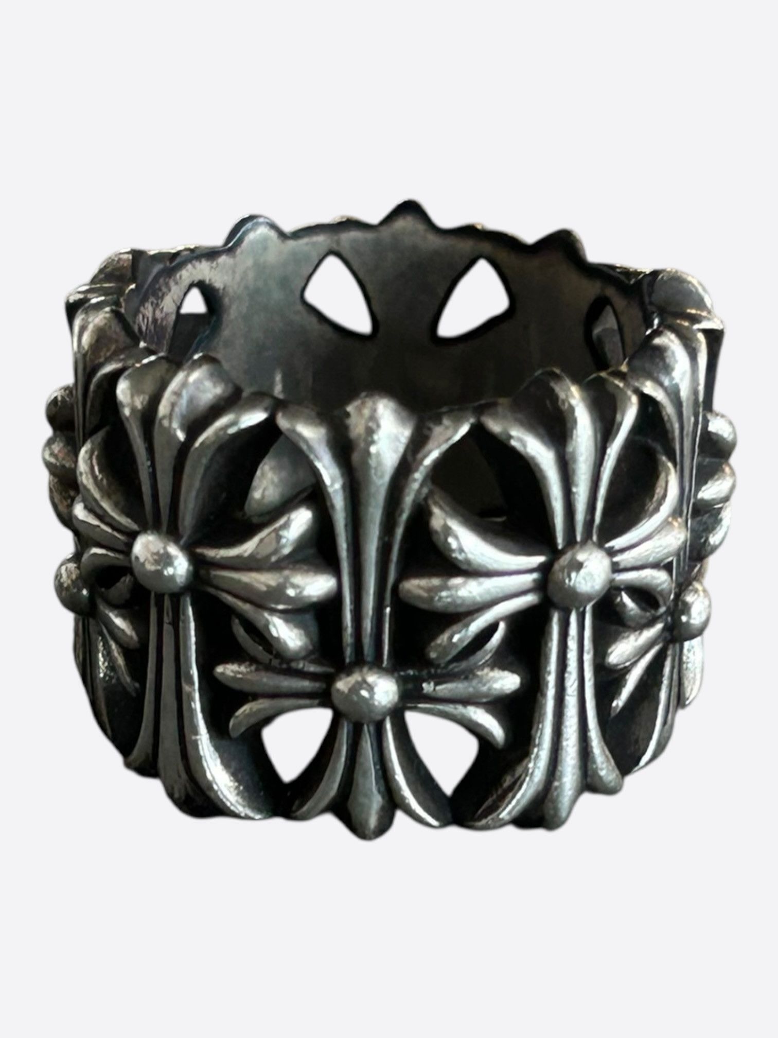 Chrome Hearts Chrome Hearts Silver Cemetery Ring Size ONE SIZE - 1 Thumbnail