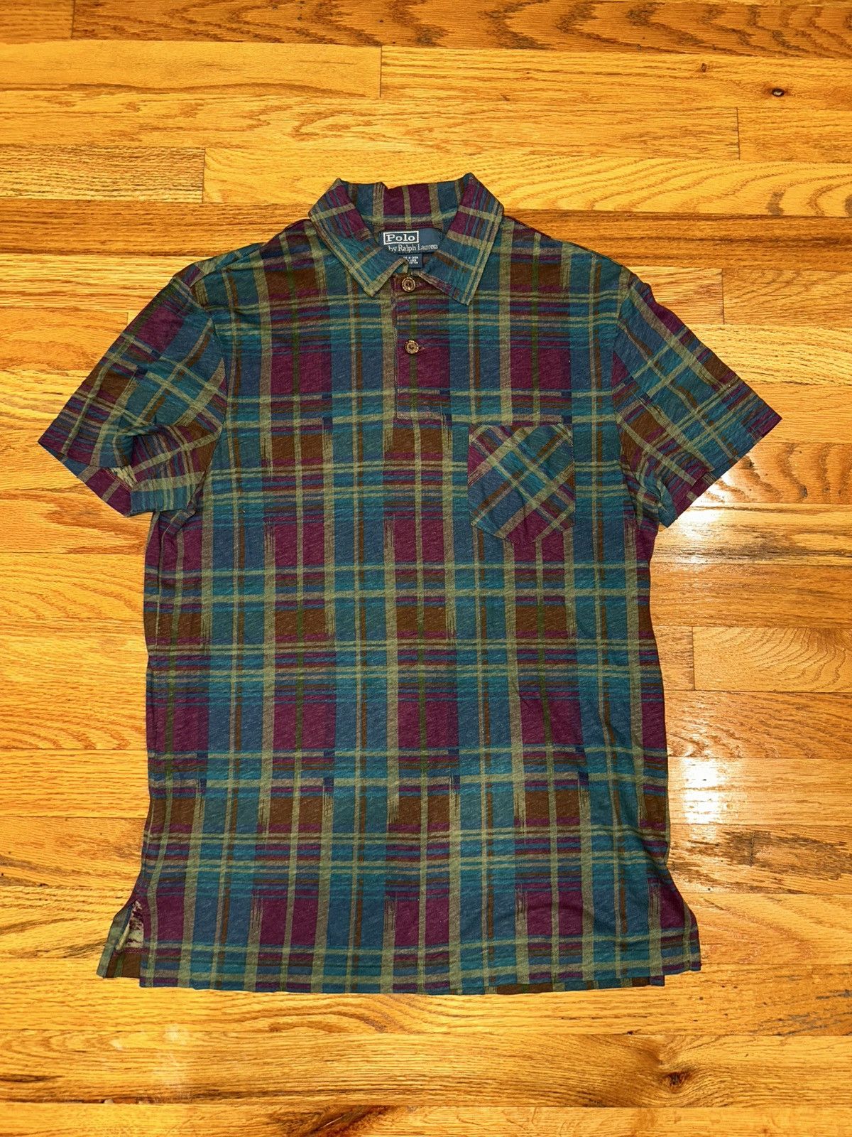 Polo Ralph Lauren Checkered Polo Ralph Lauren Polo Shirt Size US S / EU 44-46 / 1 - 1 Thumbnail