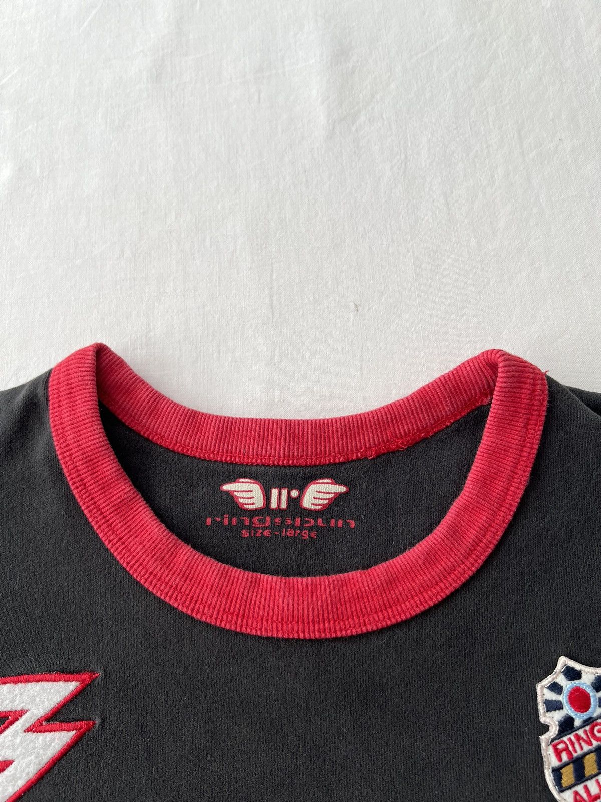 Ringspun Vintage Kiss Ringspun Allstars Ringer Black T-shirt Size US M / EU 48-50 / 2 - 12 Thumbnail