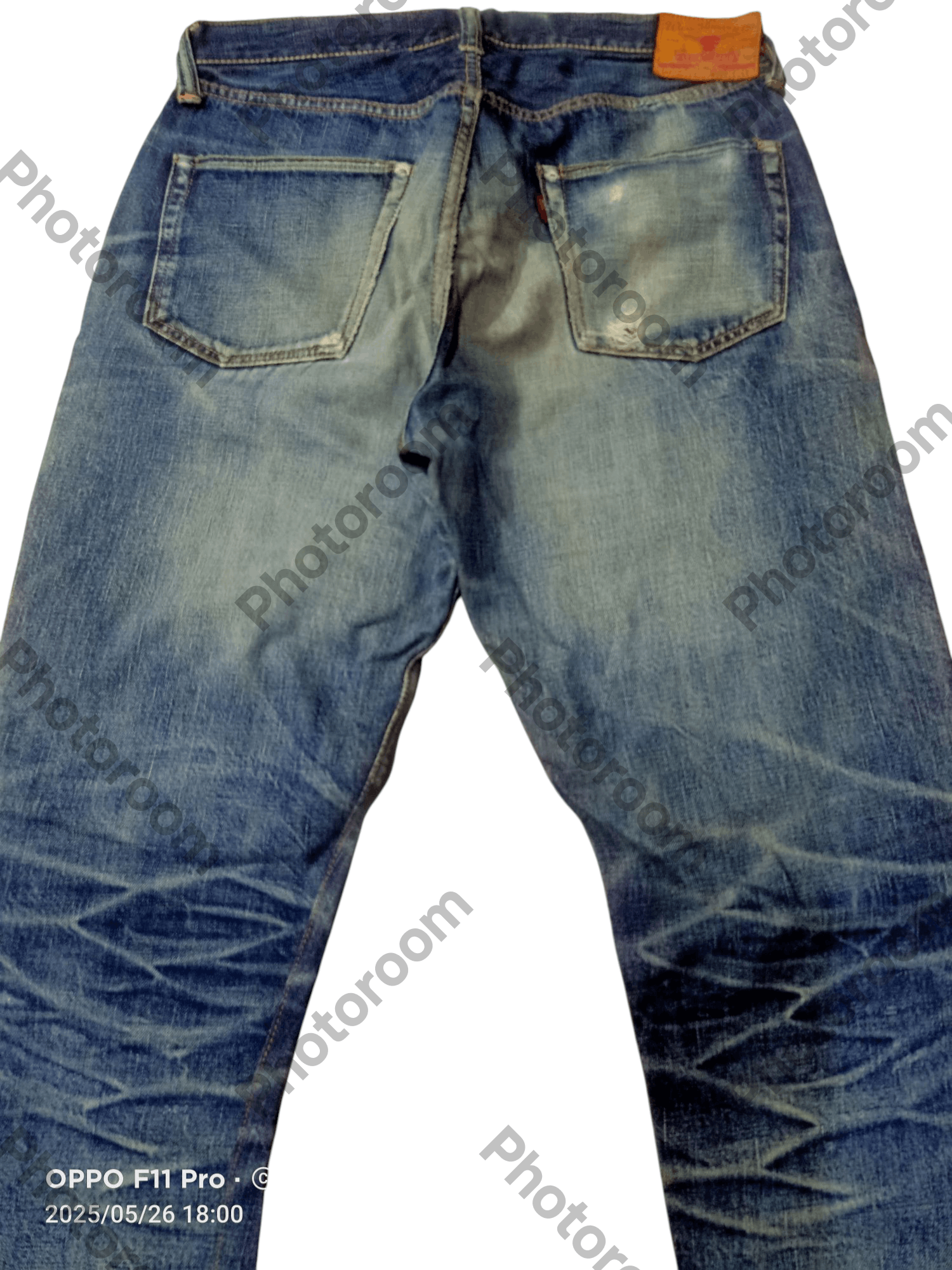 Japanese Brand × Warehouse Wherehouse Vintage Denim Distressdenim Selvedge Size US 33 - 18 Thumbnail