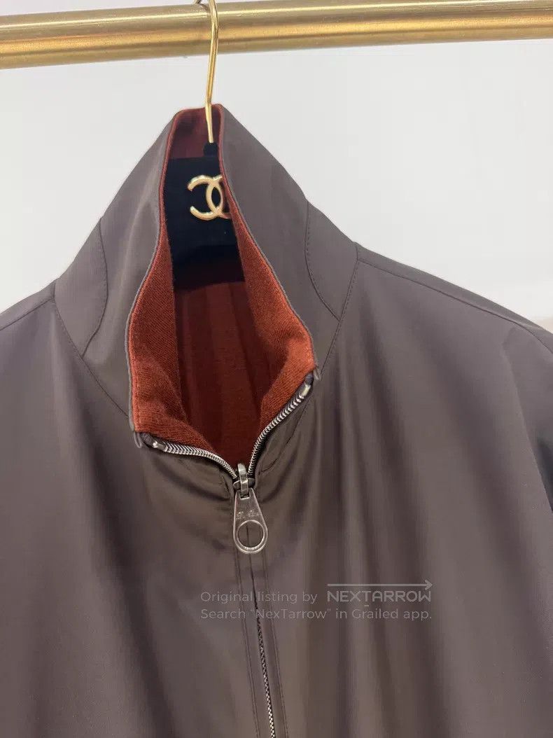 Loro Piana Loro Piana Mocha cashmere lining bomber jacket Size M / US 6-8 / IT 42-44 - 2 Thumbnail
