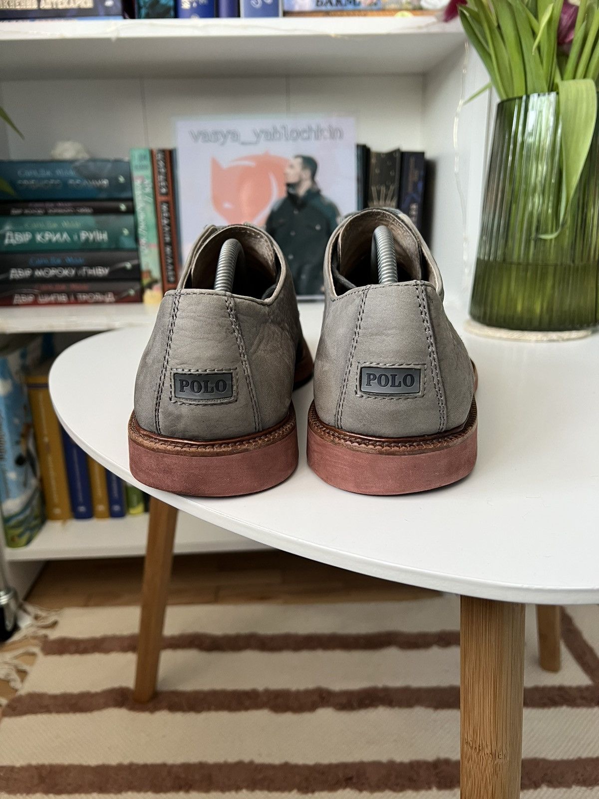 Polo Ralph Lauren Polo Ralph Lauren leather shoes classic gray Size US 10 / EU 43 - 6 Thumbnail