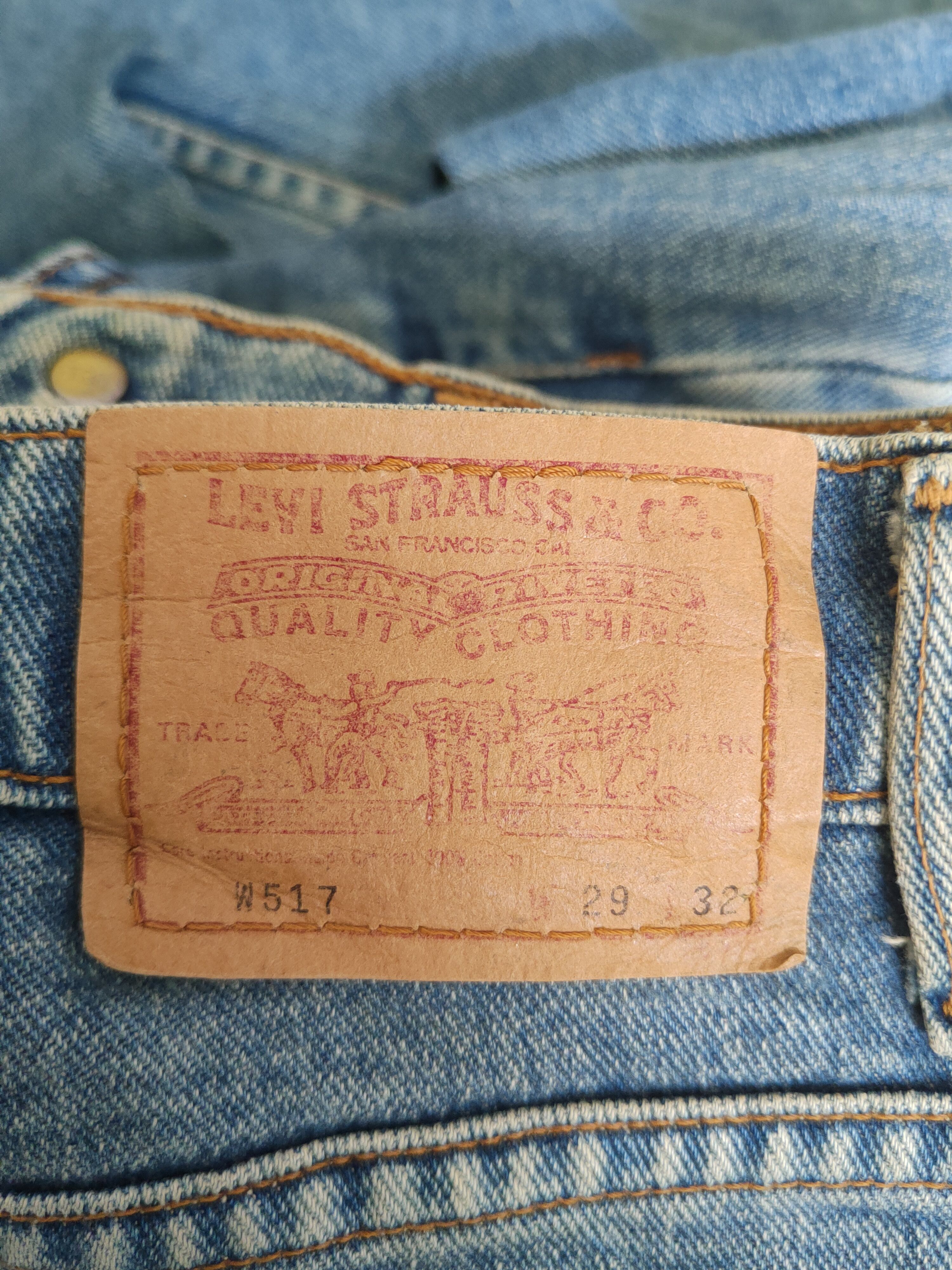 Levi's 517 Levi's Blue Distressed Ripped Jeans #S2825 Size 27" / US 4 / IT 40 - 13 Thumbnail