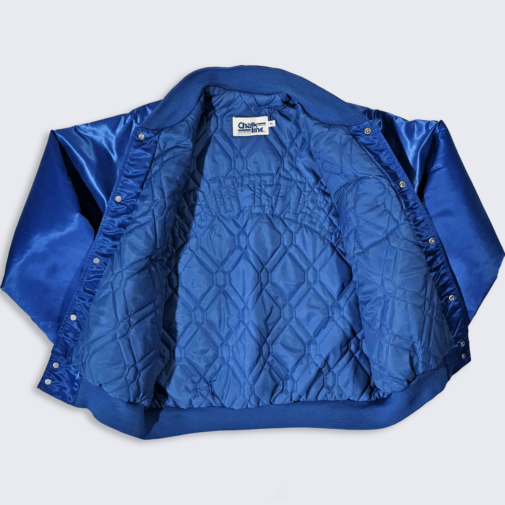 Chalk Line Kentucky Wildcats Vintage 80s Chalk Line Satin Bomber Jacket Size US XL / EU 56 / 4 - 3 Thumbnail