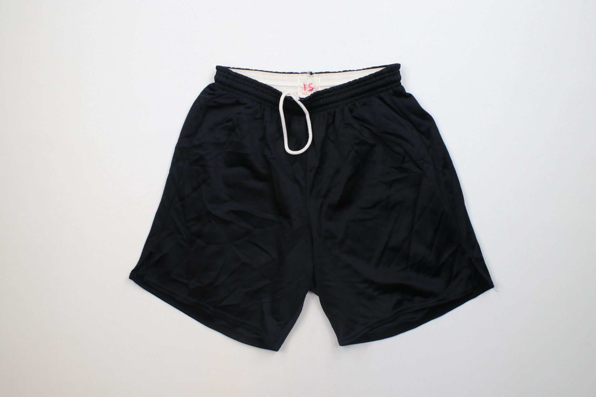 Vintage Vintage 90s Streetwear Knee Mesh Shorts Black Nylon USA Size US 32 / EU 48 - 1 Thumbnail