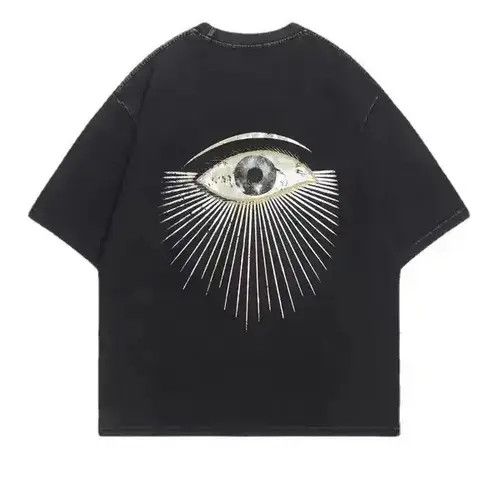 Japanese Brand Harajuku Oversized The Eye Graphic Printed Size US L / EU 52-54 / 3 - 4 Thumbnail