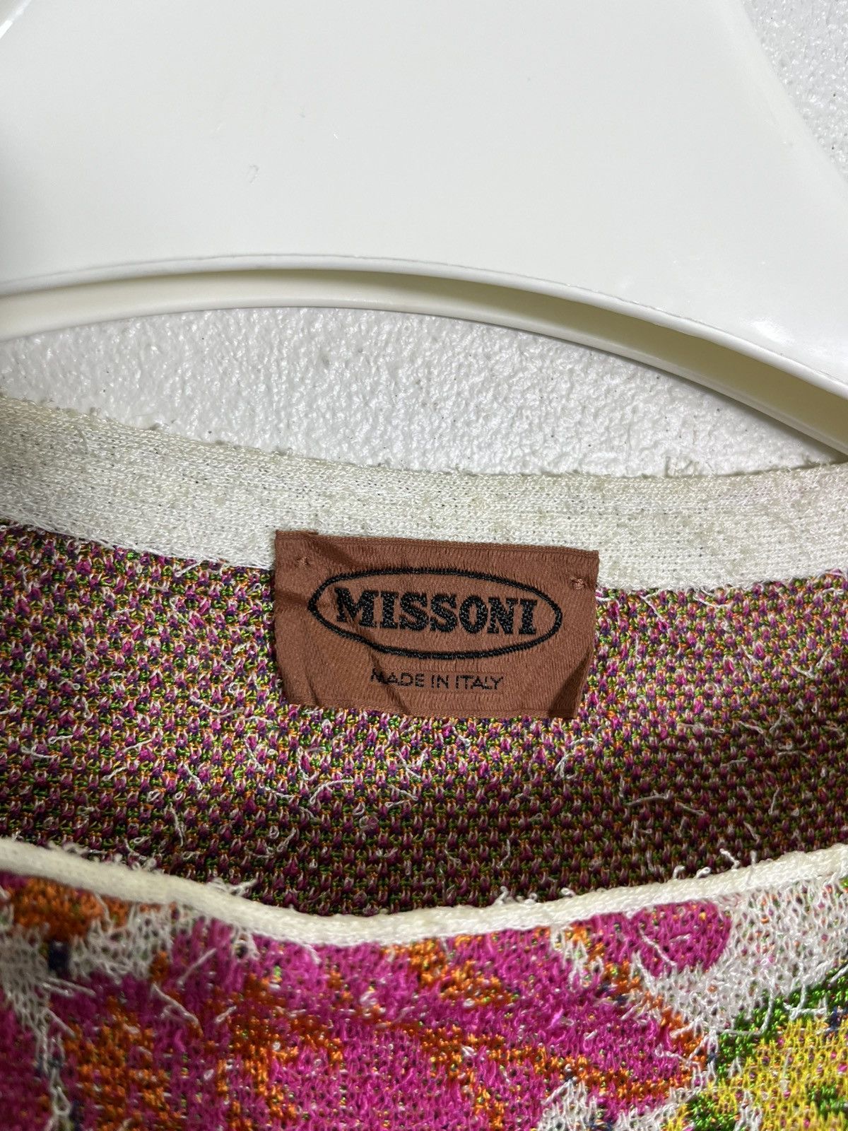 Vintage Vintage MISSONI MOHAIR Pullover Size US M / EU 48-50 / 2 - 2 Thumbnail