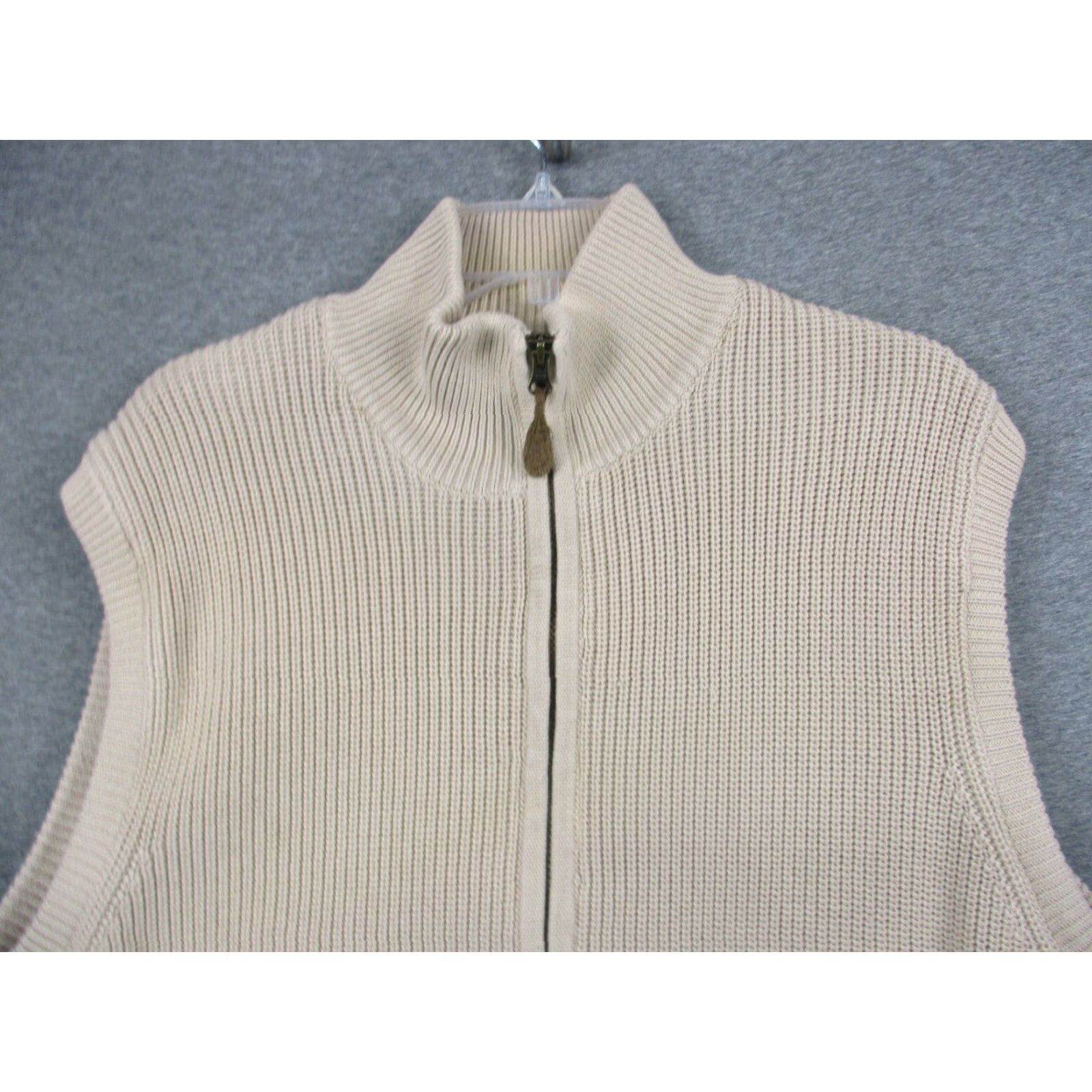 Orvis VINTAGE Orvis Vest Patches Large Beige Full Zip Sleeveless Size US L / EU 52-54 / 3 - 4 Thumbnail