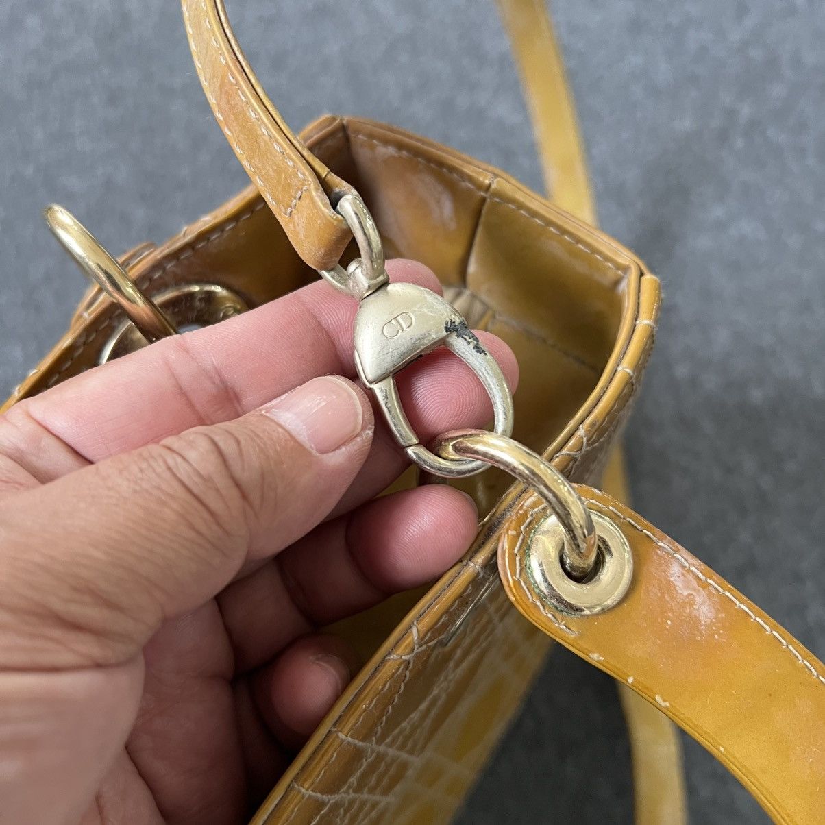 Christian Dior Monsieur Christian dior lady dior cannage patent bag Size ONE SIZE - 12 Thumbnail