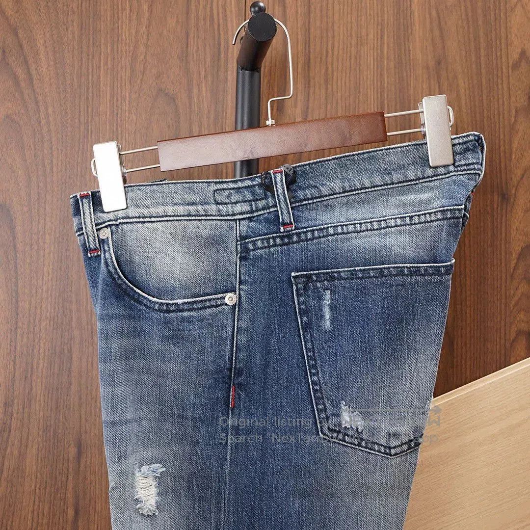 Kiton Kiton Distressed Denim Jeans for Sale. Size US 33 - 5 Thumbnail