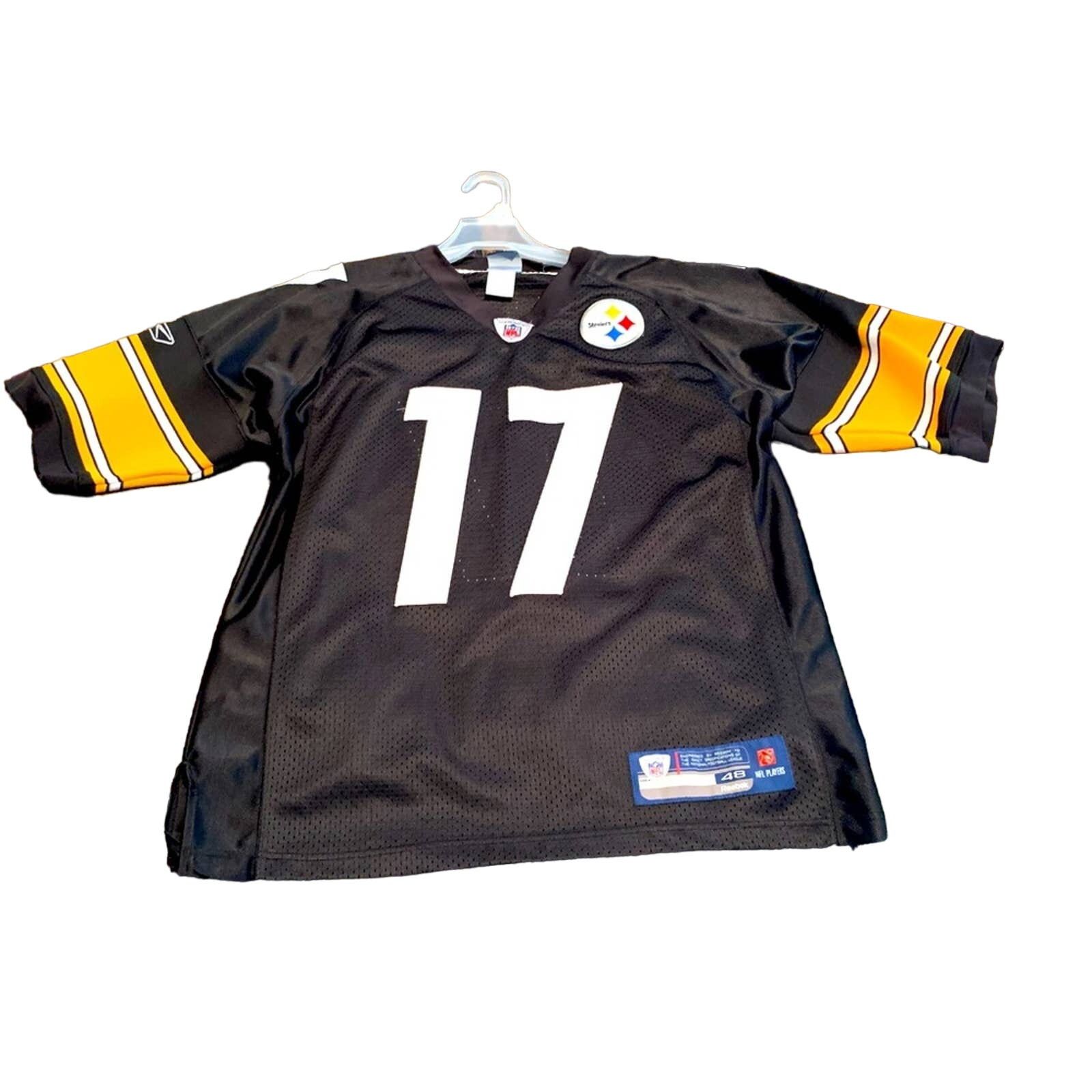 Reebok REEBOK ON FIELD STEELERS MIKE WALLACE MENS NFL JERSEY SZ 48 Size US XL / EU 56 / 4 - 1 Thumbnail