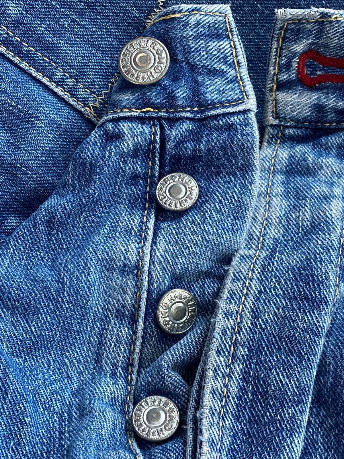 Japanese Brand Japanese Brand Faded Wash Ripped Straight Leg Style Jeans Size US 30 / EU 46 - 10 Thumbnail