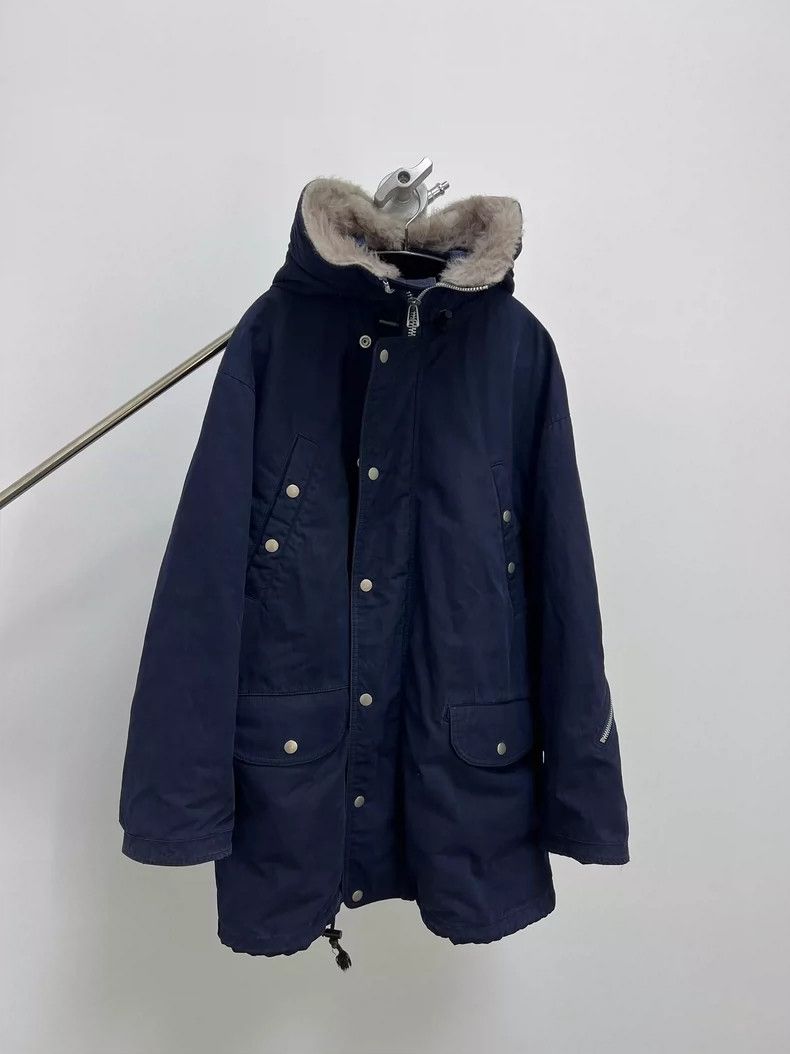 Issey Miyake issey miyake Military cotton-padded jacket with fur collar Size US M / EU 48-50 / 2 - 2 Thumbnail