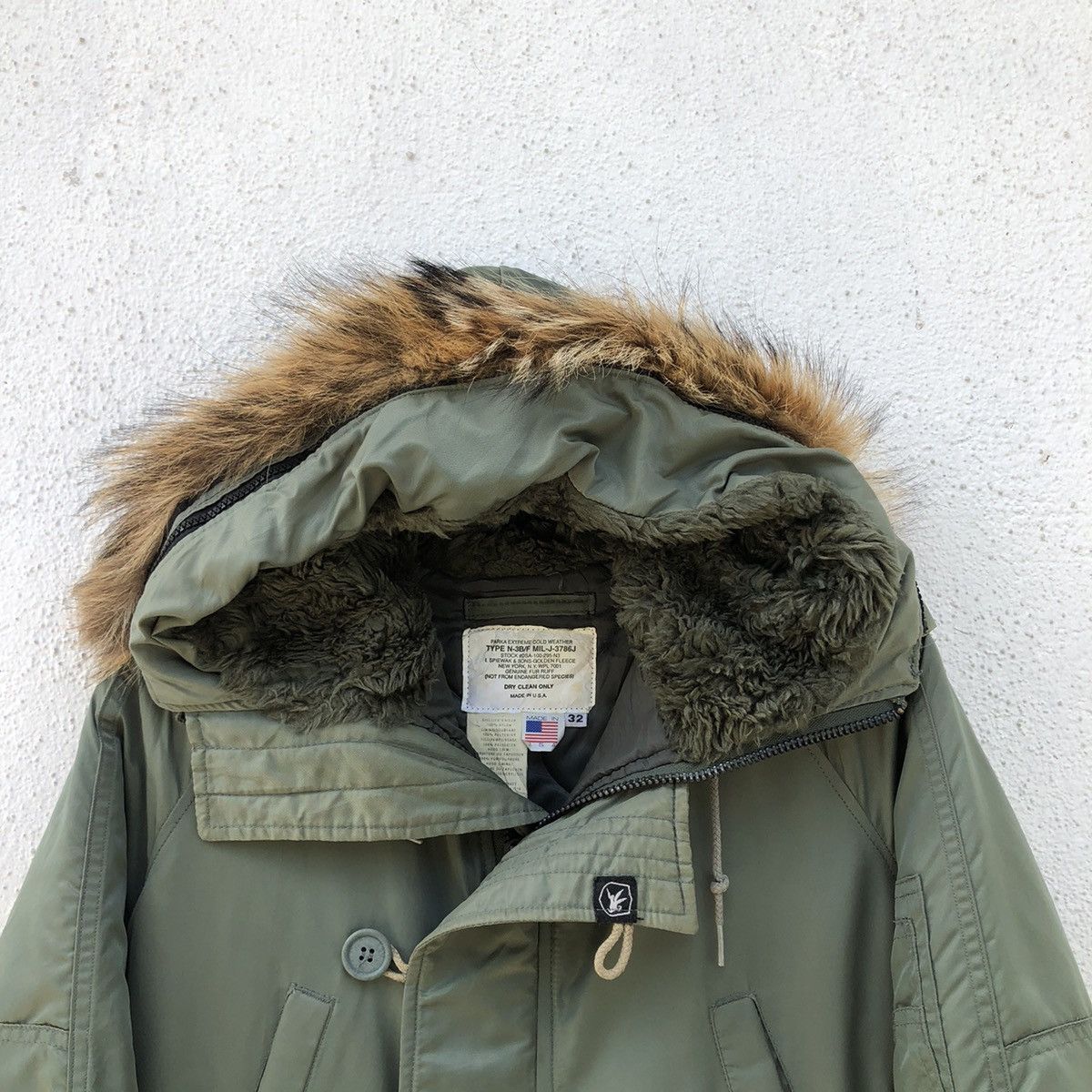 I. Spiewak And Sons VTG N-3B/F Cold Weather Golden Fleece Spiewak Parka Jacket Size US S / EU 44-46 / 1 - 15 Thumbnail
