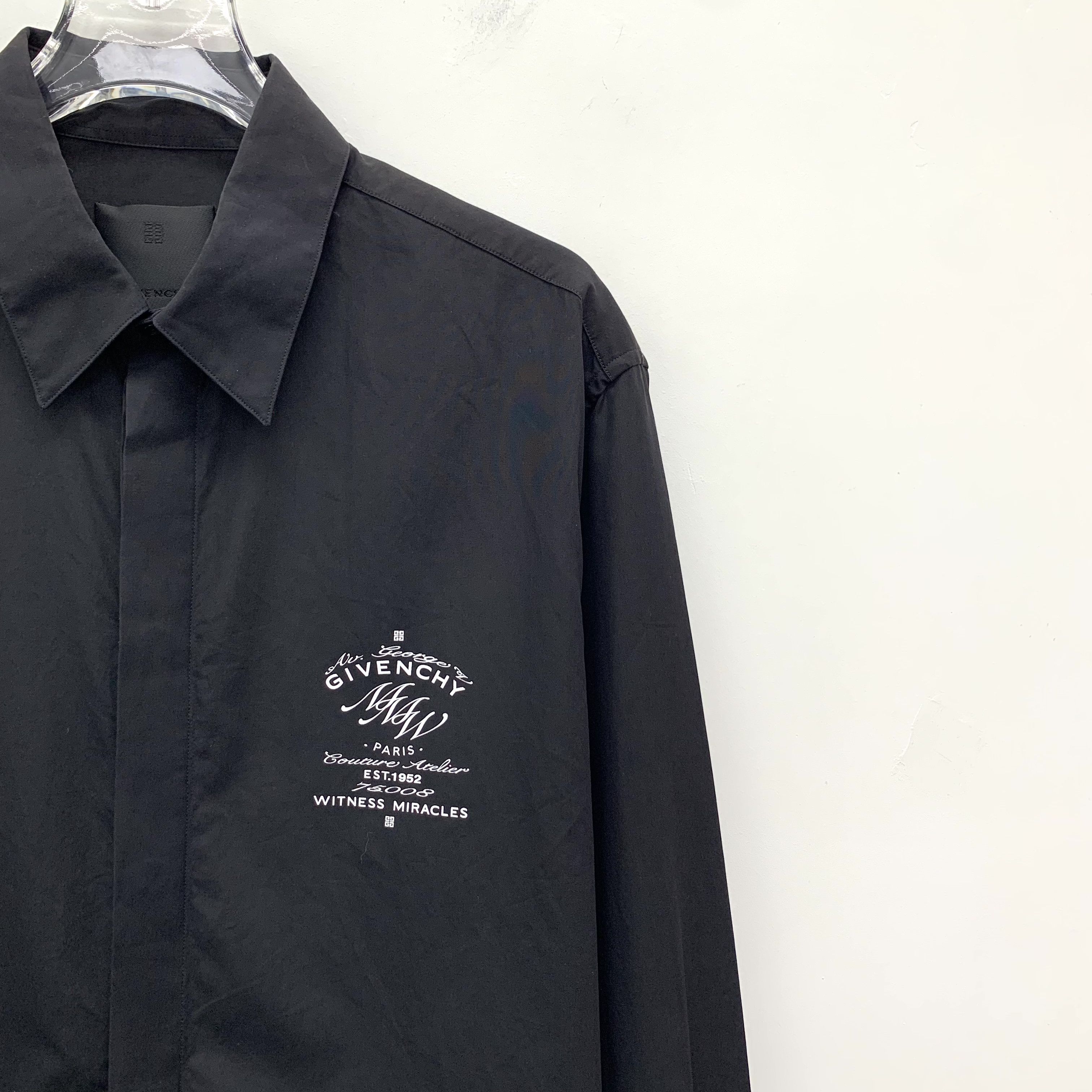 Givenchy Givenchy Logo Shirt Black (38) Size XS / US 0-2 / IT 36-38 - 3 Thumbnail