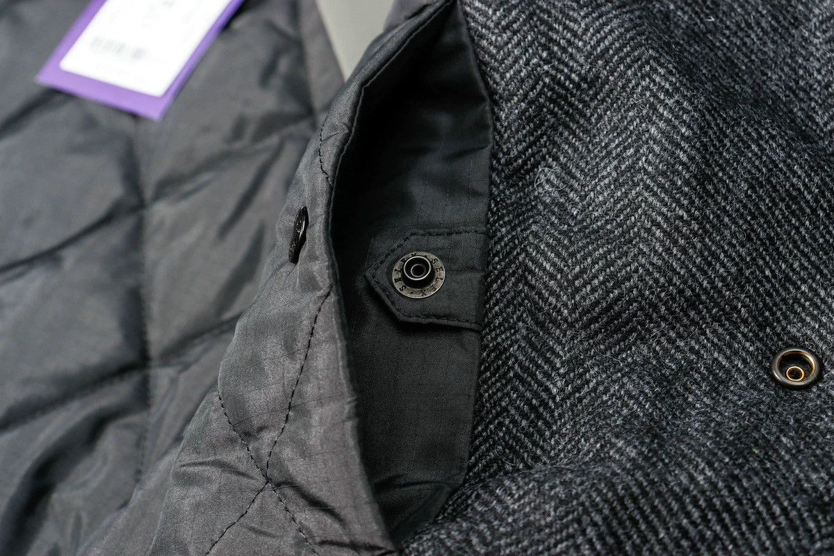 Nanamica × The North Face Purple Label Herringbone Tweed Varsity Jacket Beige Size US XL / EU 56 / 4 - 11 Thumbnail