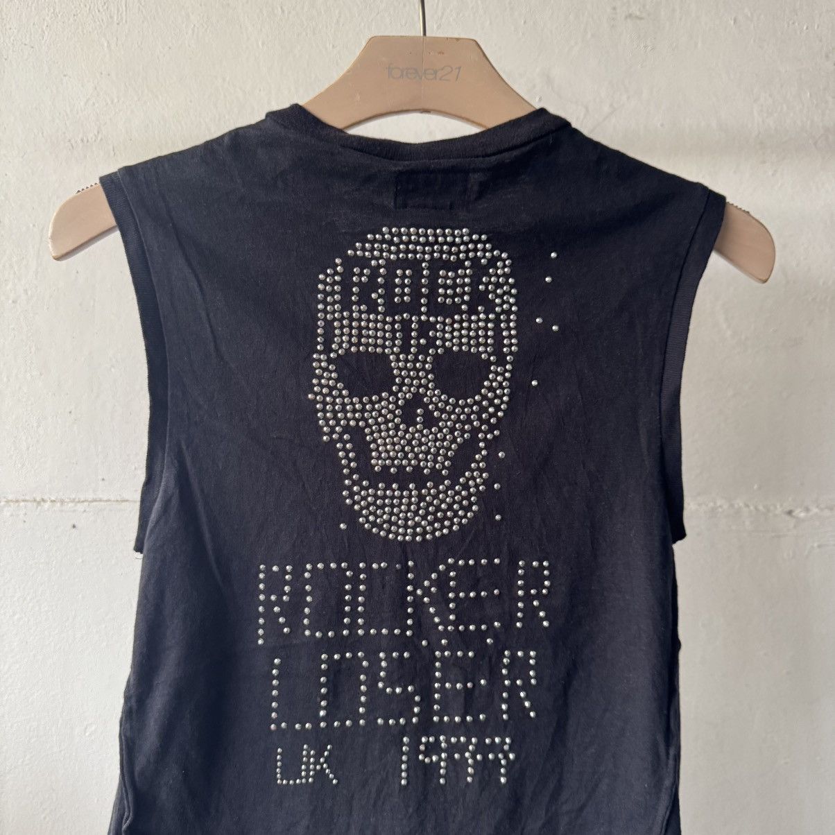 If Six Was Nine Energie Gold Asymmetrical Zipper Rhinestone Skull Vest Size US M / EU 48-50 / 2 - 5 Thumbnail