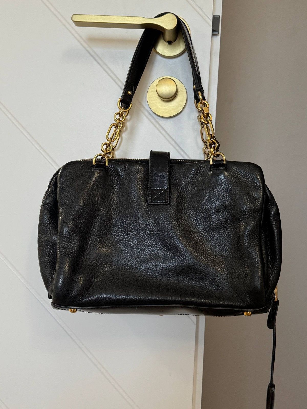 Loewe Luxury Vintage 2002 Handle Bag Loewe Amazon Leather Bag Size ONE SIZE - 8 Thumbnail