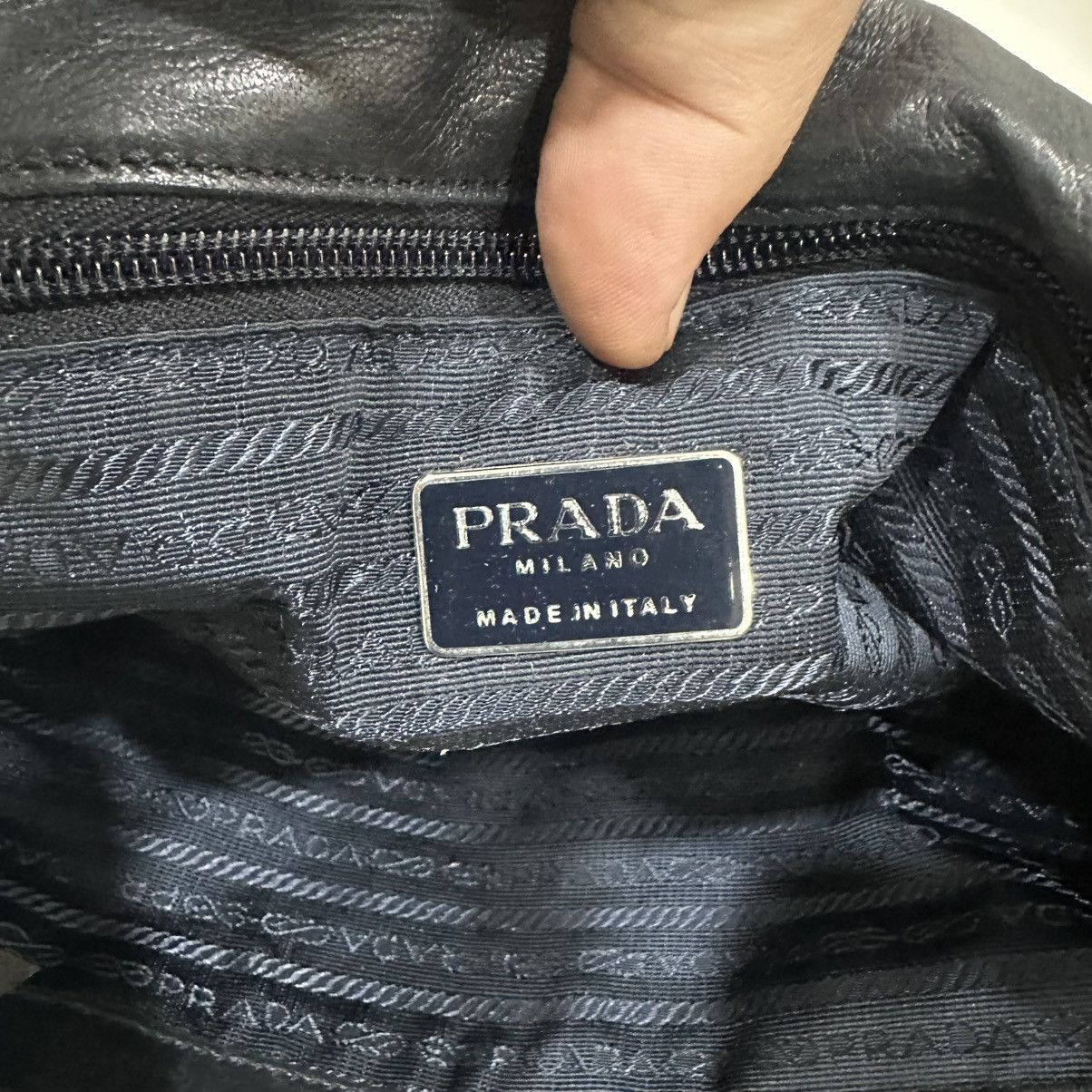 Prada PRADA NYLON TOTE BAG IN DARK BLUE Size ONE SIZE - 16 Thumbnail