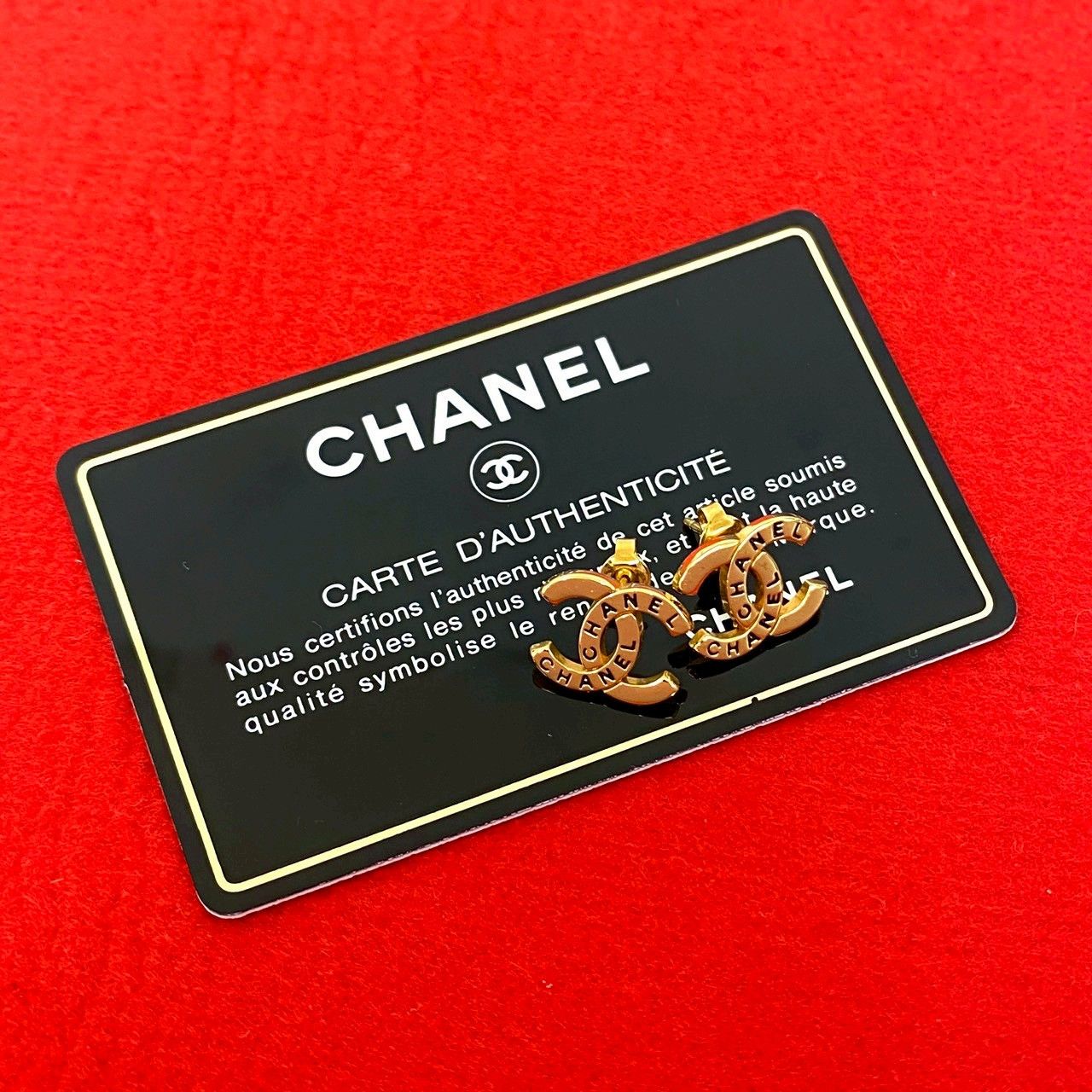 Chanel Chanel Chanel Coco Mark Earrings Metal Earrings DUTY FREE for USA Size ONE SIZE - 1 Thumbnail
