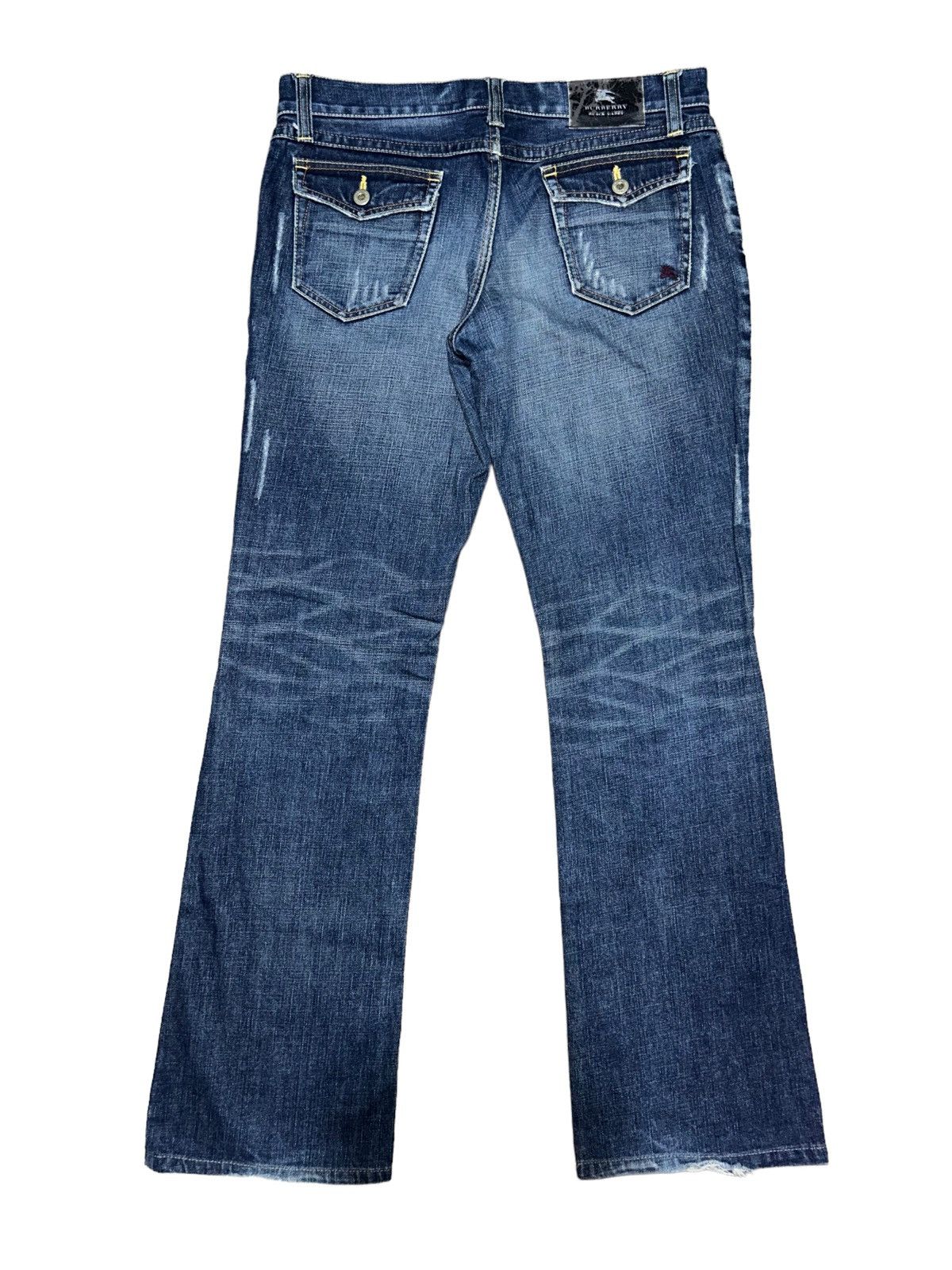 Burberry Burberry Flared Distressed Jeans Size US 34 / EU 50 - 2 Thumbnail