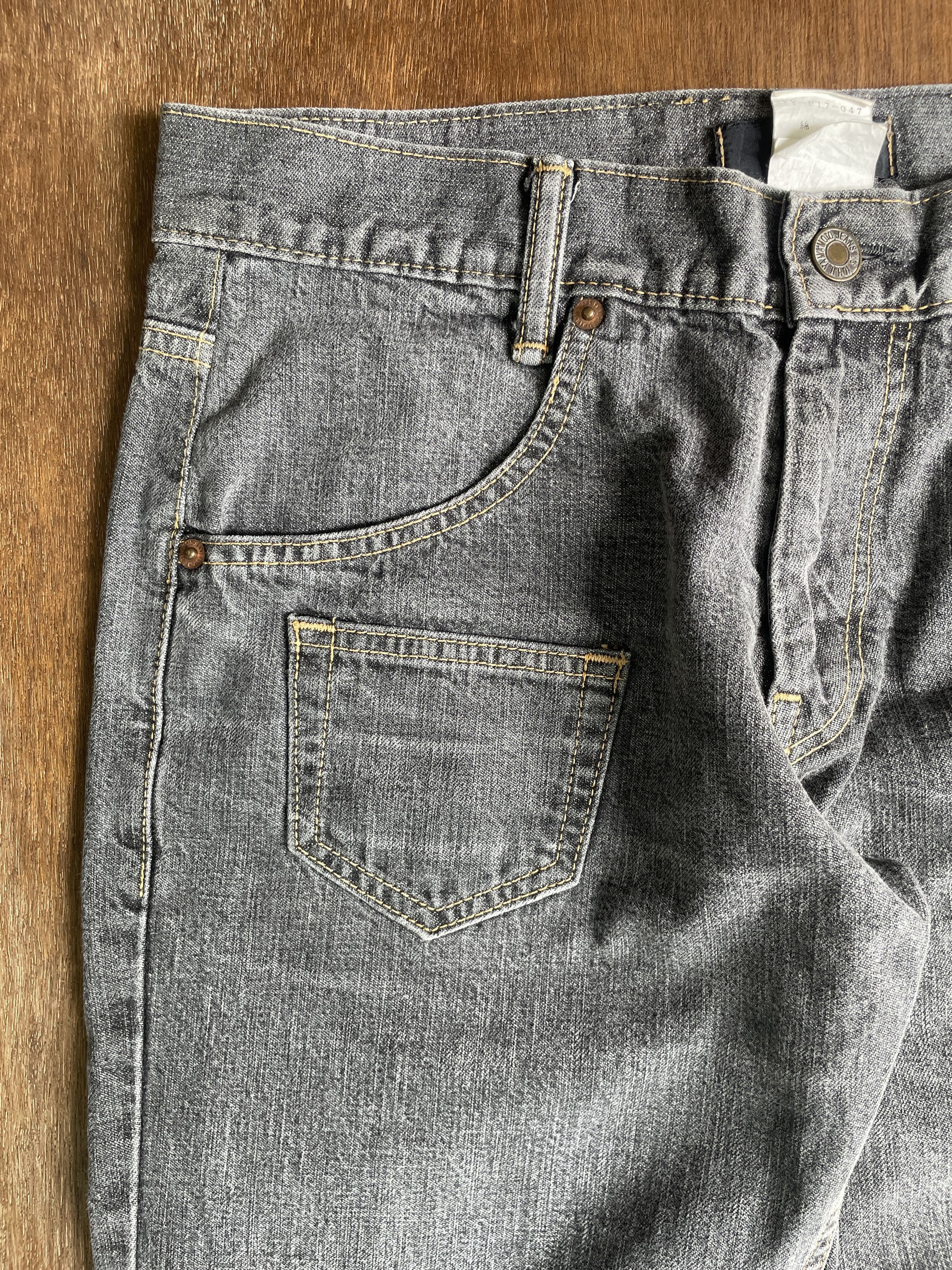 Yohji Yamamoto Y's Yohji Yamamoto Gray Denim Size US 30 / EU 46 - 4 Thumbnail
