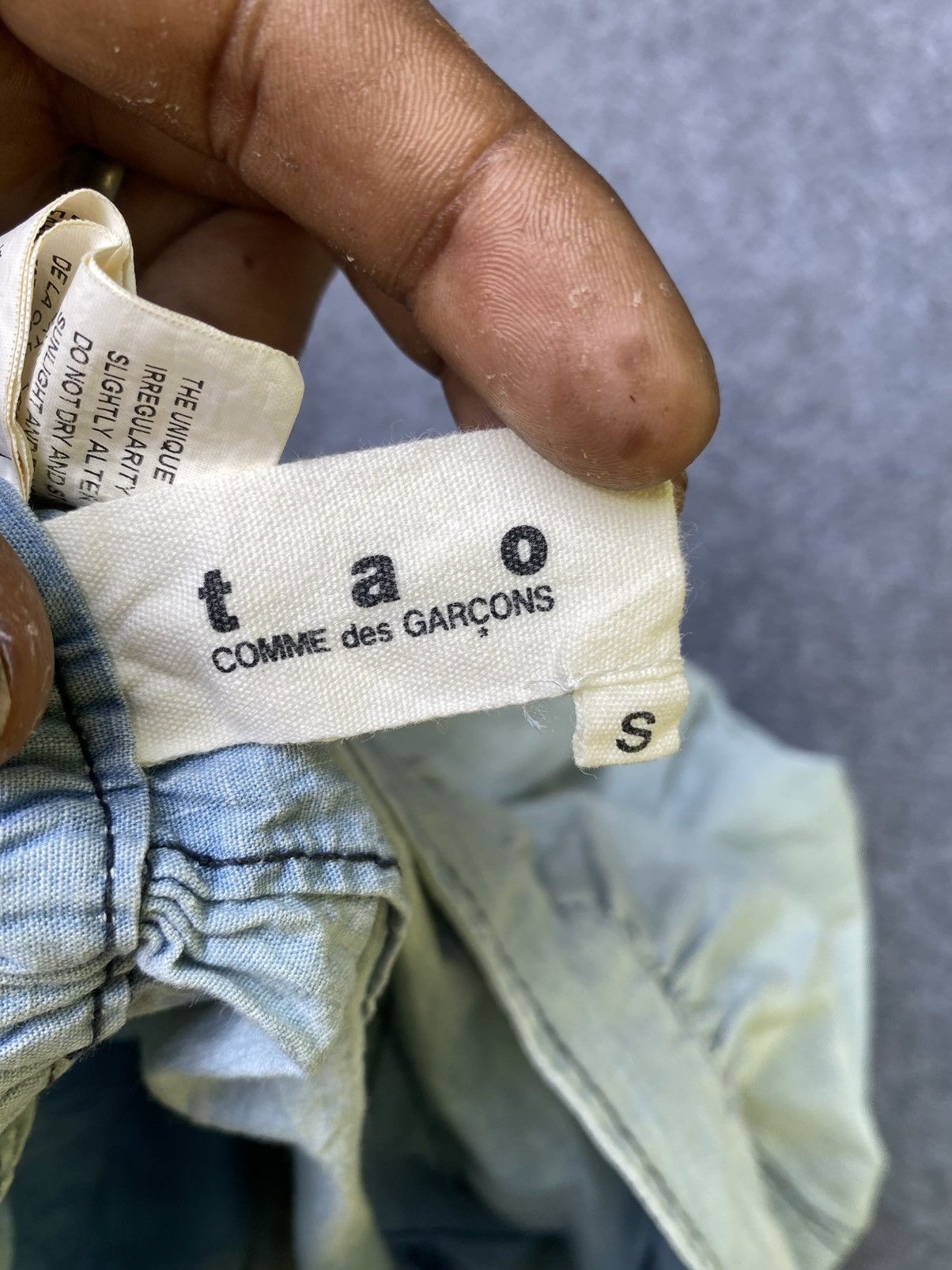 Comme des Garcons Tao Comme des Garçons Light Wash Denim Sarouel Pants Size 28" / US 6 / IT 42 - 15 Thumbnail