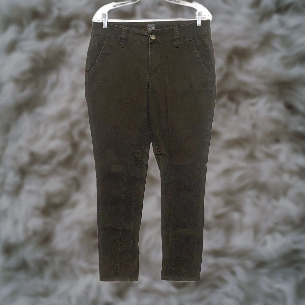 AG Jeans JAG Jeans Brown Chinos Pants Womens 10 Low Rise Slim Leg Casual Preppy Capsule Khakis Stretch Pockets Modern Workwear Everyday Size 32" / US 10 / IT 46 - 1 Thumbnail
