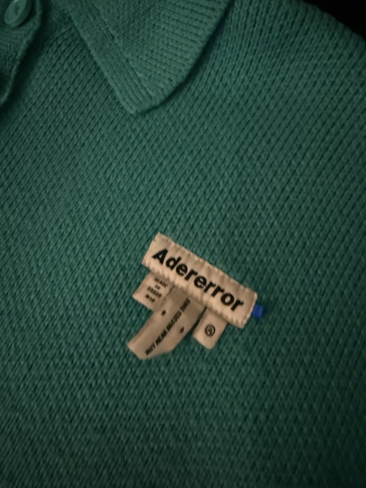 Ader Error ADER error Blue Wool Dery Polo oversized Size US L / EU 52-54 / 3 - 2 Thumbnail