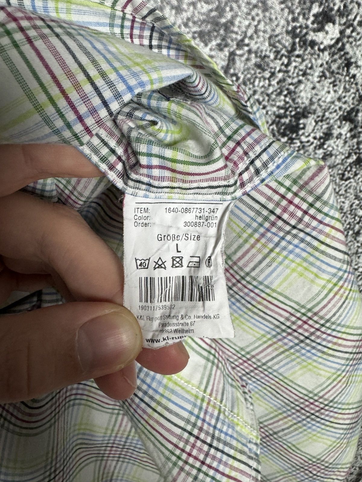 Paul Smith Men’s Paul Smith Short Sleeve Plaid Shirt Button Up Size L Size US L / EU 52-54 / 3 - 9 Thumbnail