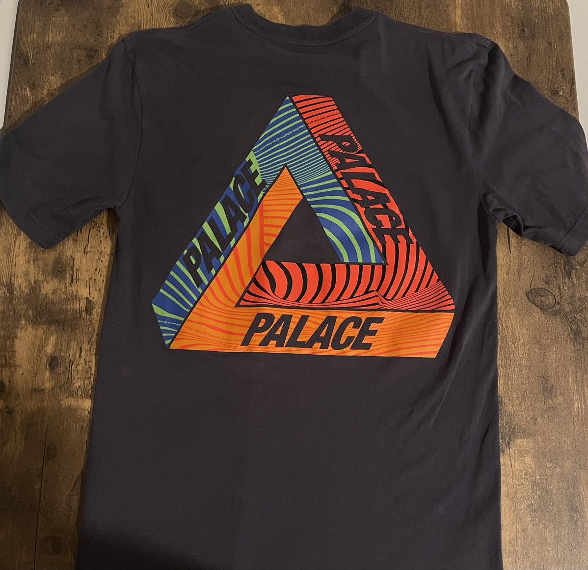 Palace Palace Tri-Warp T-Shirt (Navy) Size US M / EU 48-50 / 2 - 2 Thumbnail