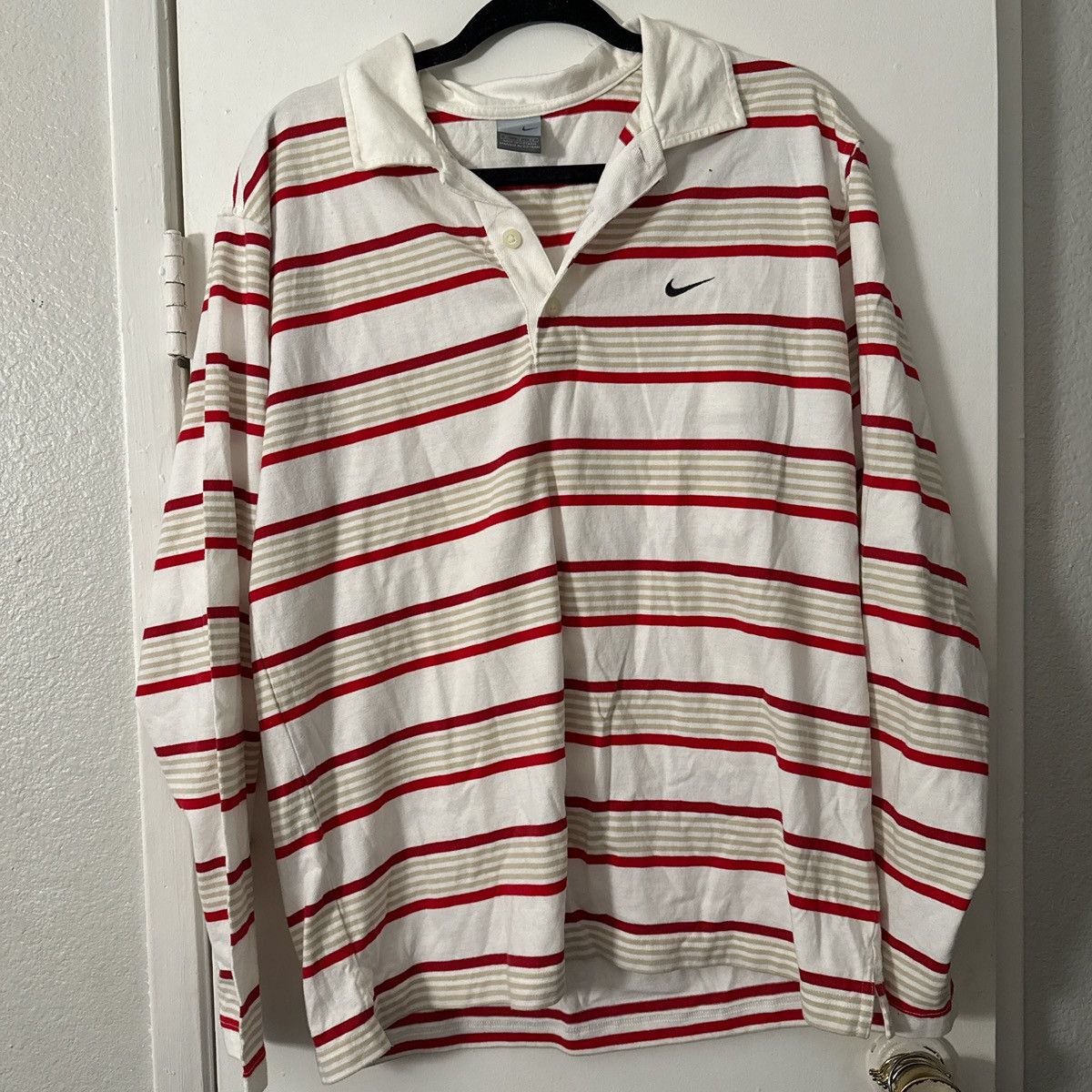 Nike Nike Polo Long Sleeve Size US XL / EU 56 / 4 - 1 Thumbnail