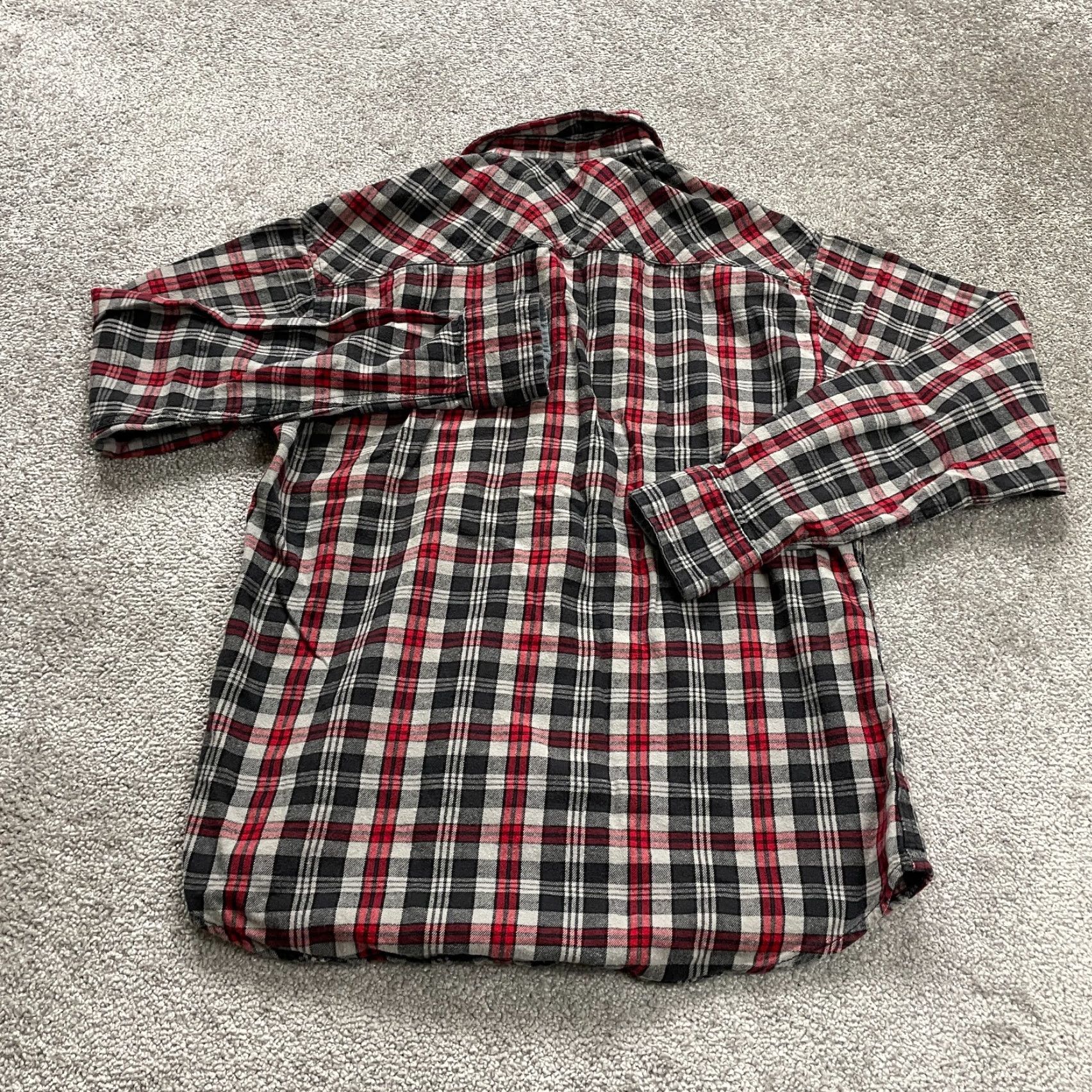 Urban Outfitters Lincoln Outfitters Button-Up Shirt Mens Medium Multicolor Plaid Cotton Flannel Long Sleeve Casual Classic Western Pattern 90s? Size US M / EU 48-50 / 2 - 2 Thumbnail