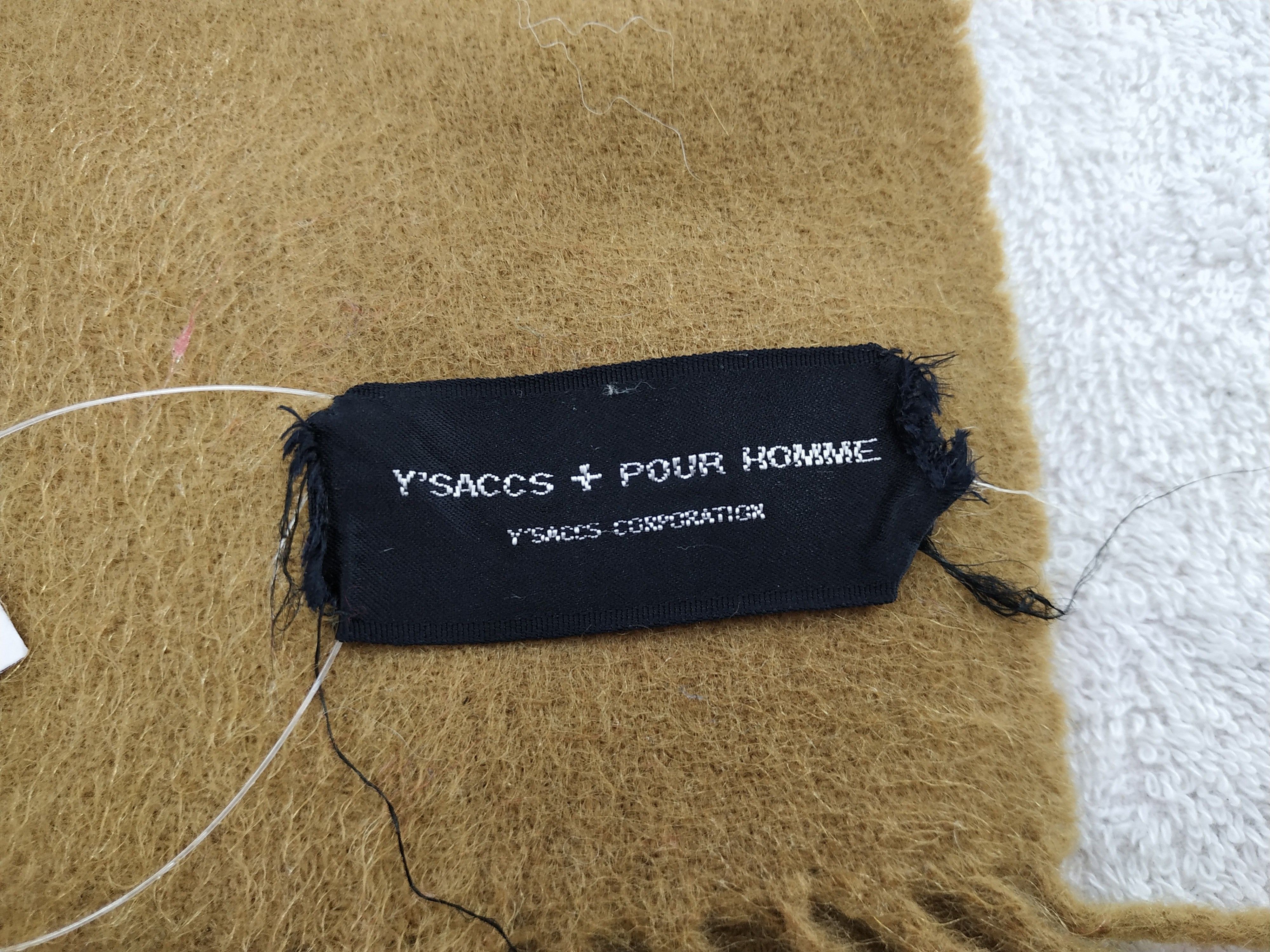 Yohji Yamamoto Vintage Y'Saccs Scarf/Muffler/Neckwear MF284 Size ONE SIZE - 5 Thumbnail
