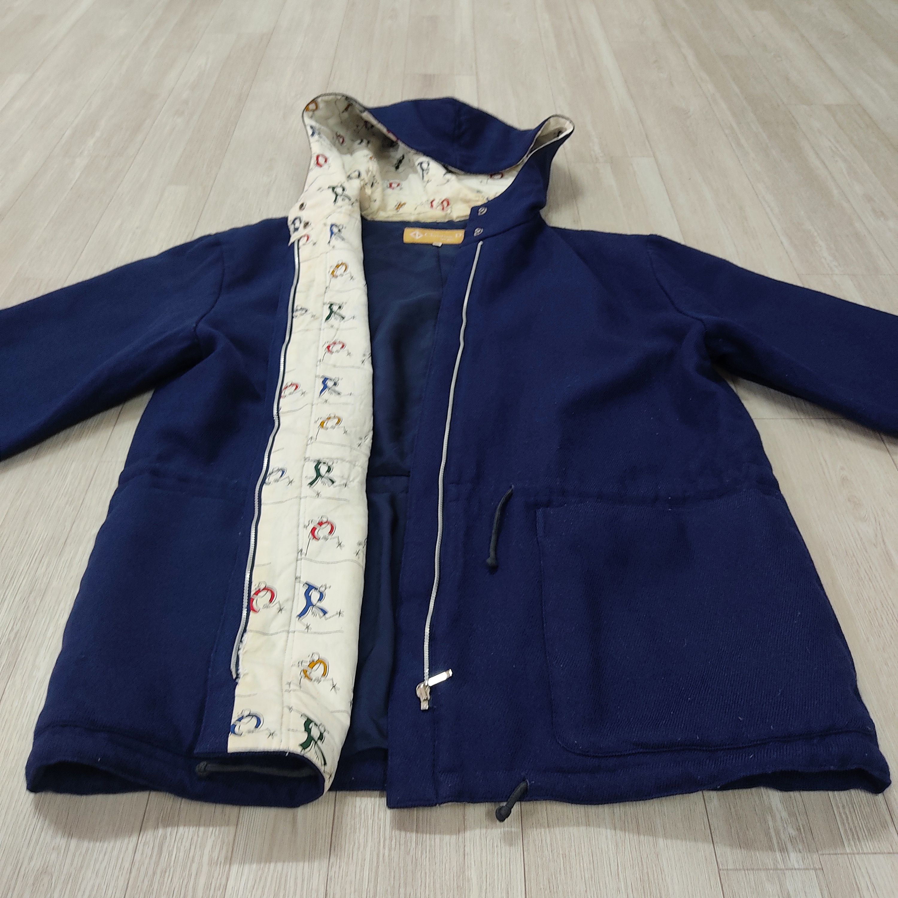 Christian Dior Monsieur Vintage CHRISTIAN DIOR SPORTS Wool Hooded Jacket Size US M / EU 48-50 / 2 - 7 Thumbnail
