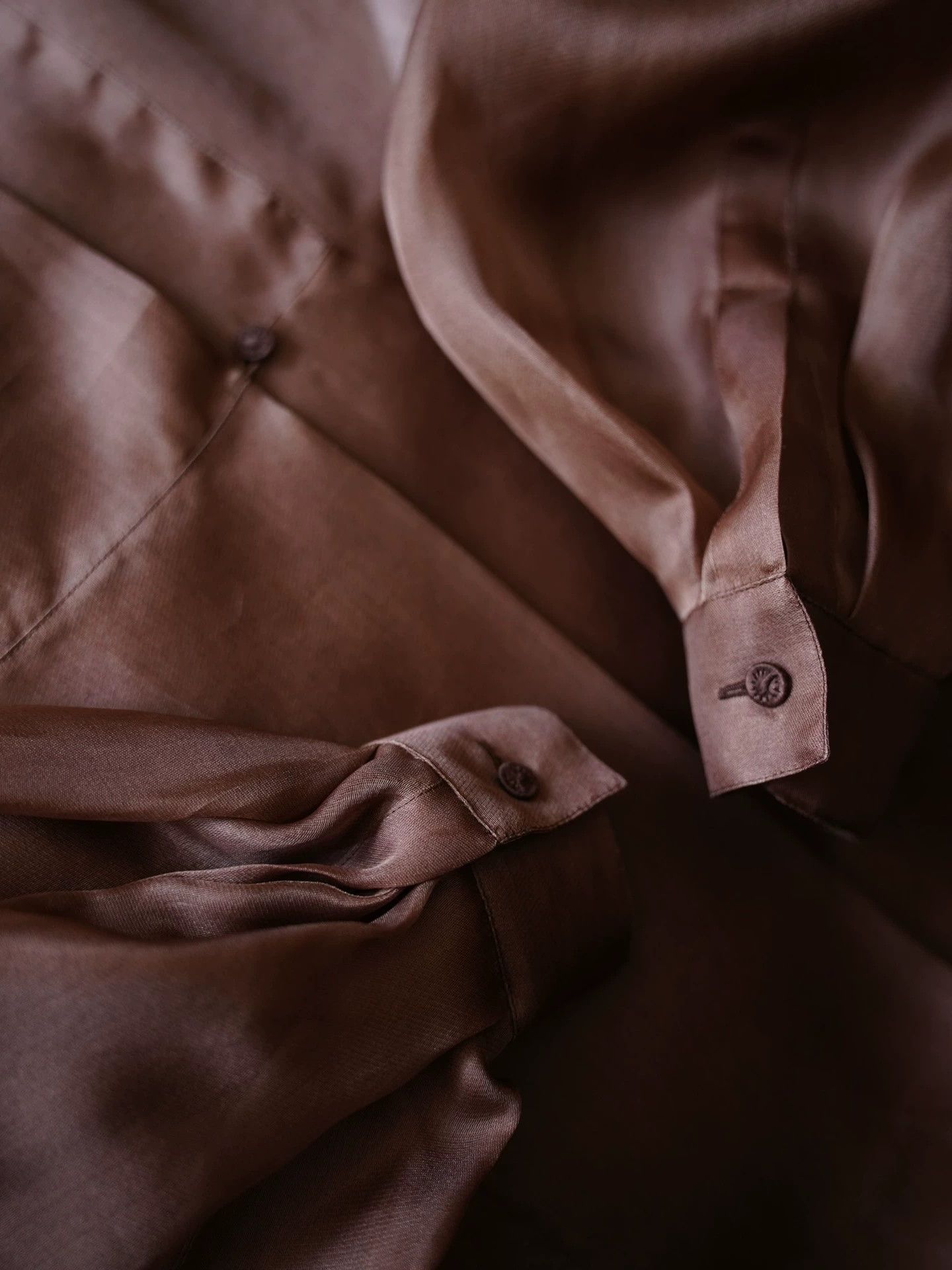 Gianfranco Ferre Gianfranco Ferre Vintage Silk Organza Shirt Camel it40/S Size S / US 4 / IT 40 - 4 Thumbnail