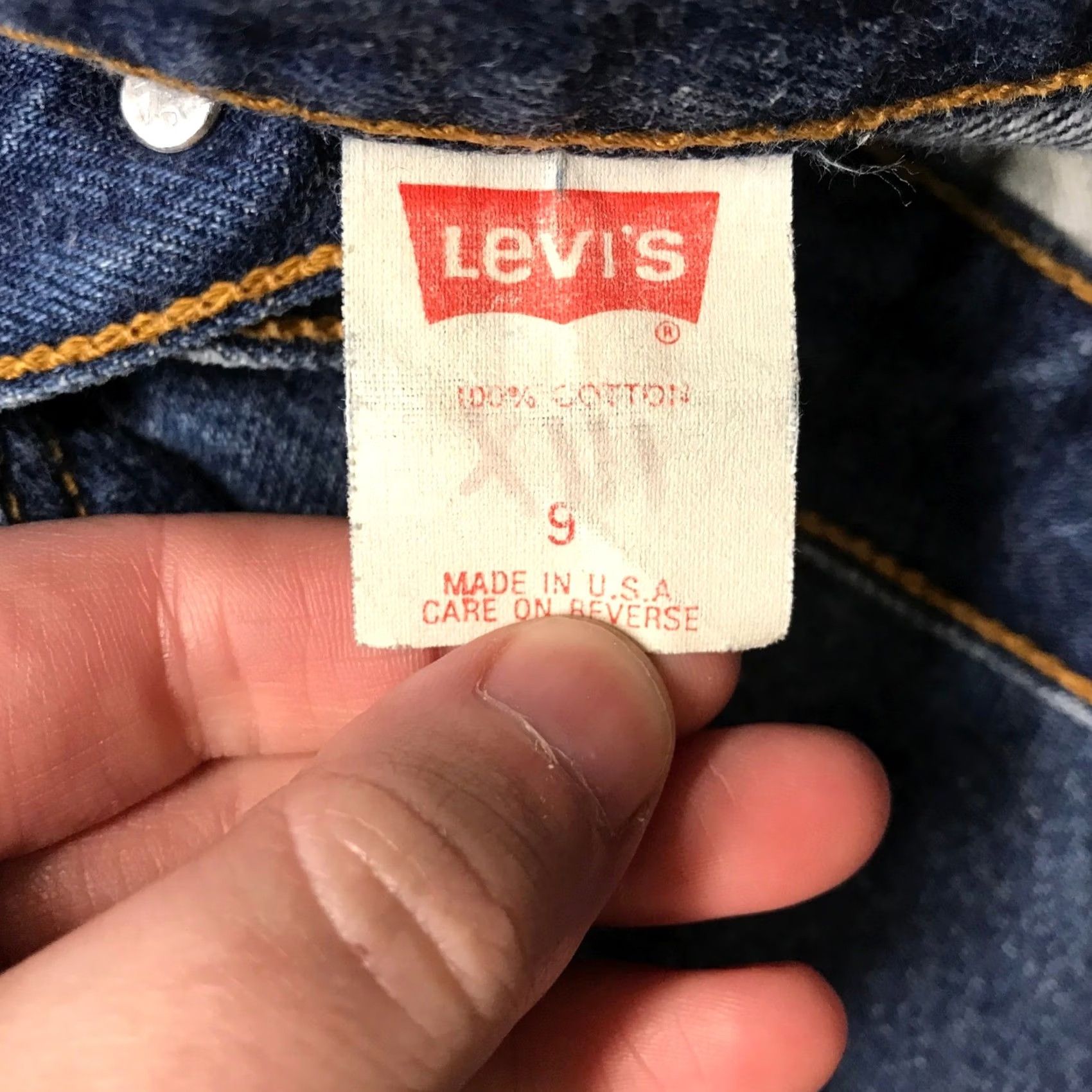 Levi's VTG Levi's 501 Women Jeans Dark Wash High Rise Button Fly Levi's 501 Original Fit Jeans Size 9 Made USA Womens Retro Vintage Denim Straight Size 30" / US 8 / IT 44 - 7 Thumbnail